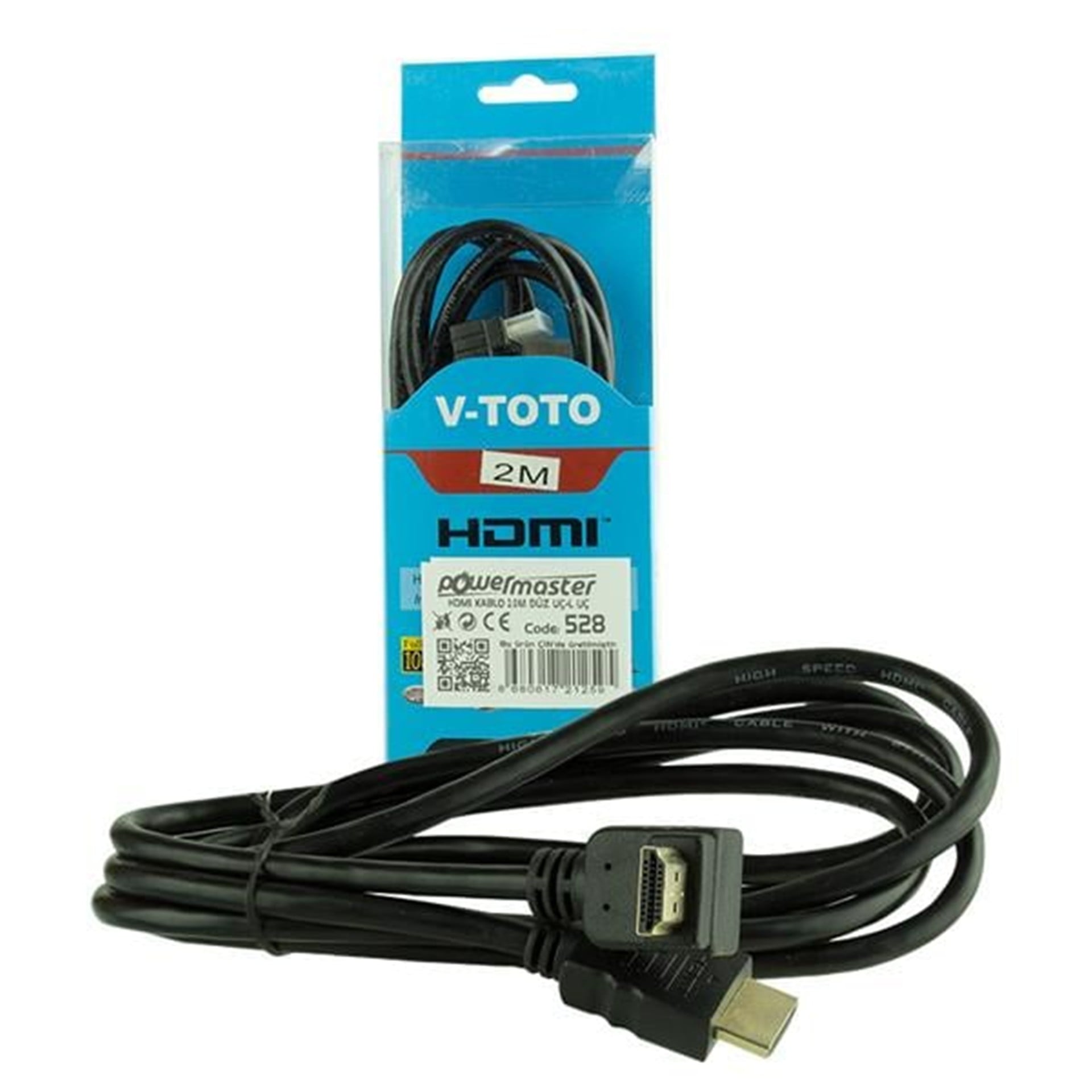 Powermaster Powermaster L Uçlu HDMI Kablo 1.5 Metre - HDMI Kablo