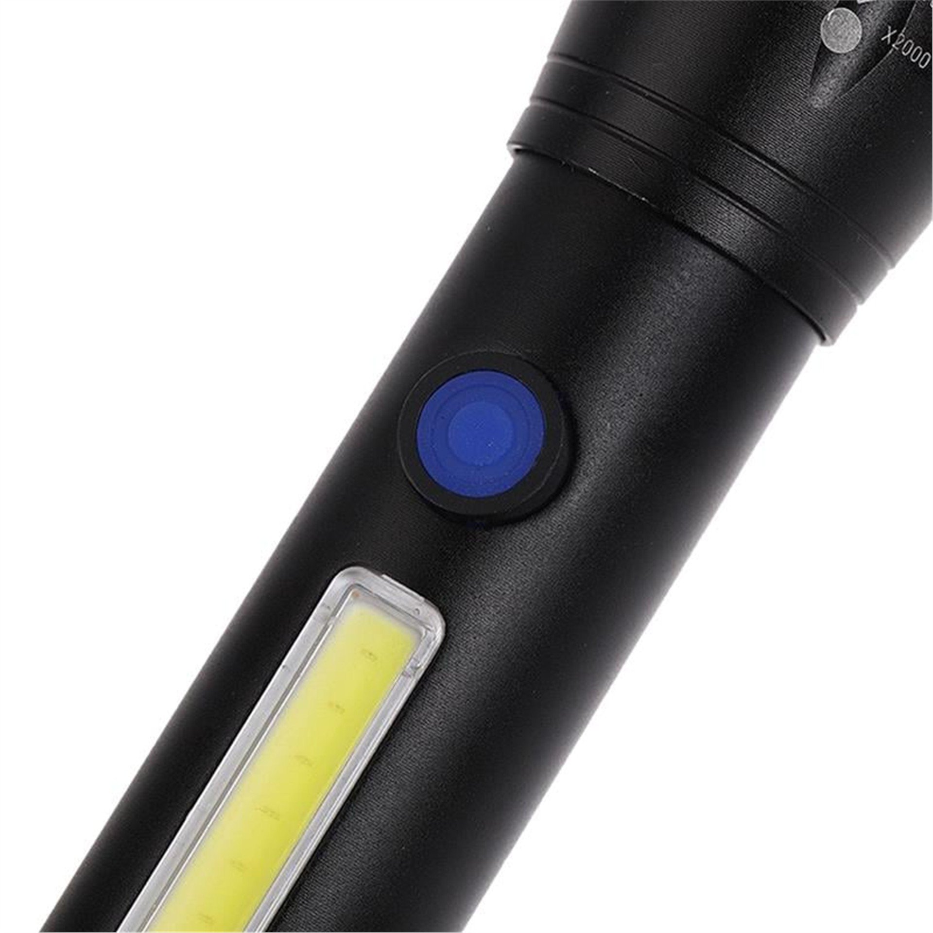 Powermaster Powermaster Metal Flashlight Power Ledli Şarjlı El Feneri PM-14621 - Fener ve Işıldaklar