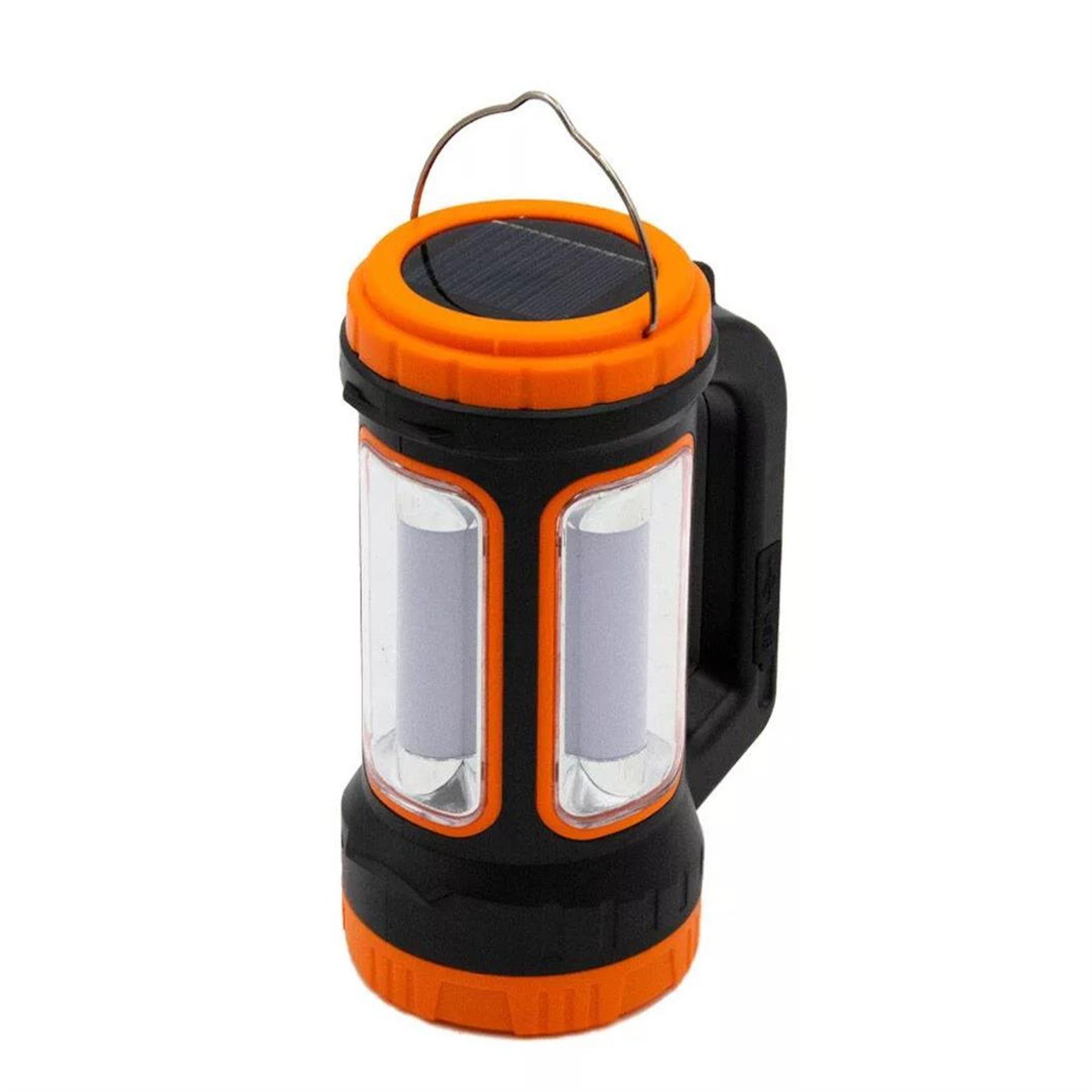 Powermaster Powermaster MH-818A Şarjlı + Solar 5 Modlu Çok Fonksiyonlu 3W+15W Işıldak El Feneri - Fener ve Işıldaklar