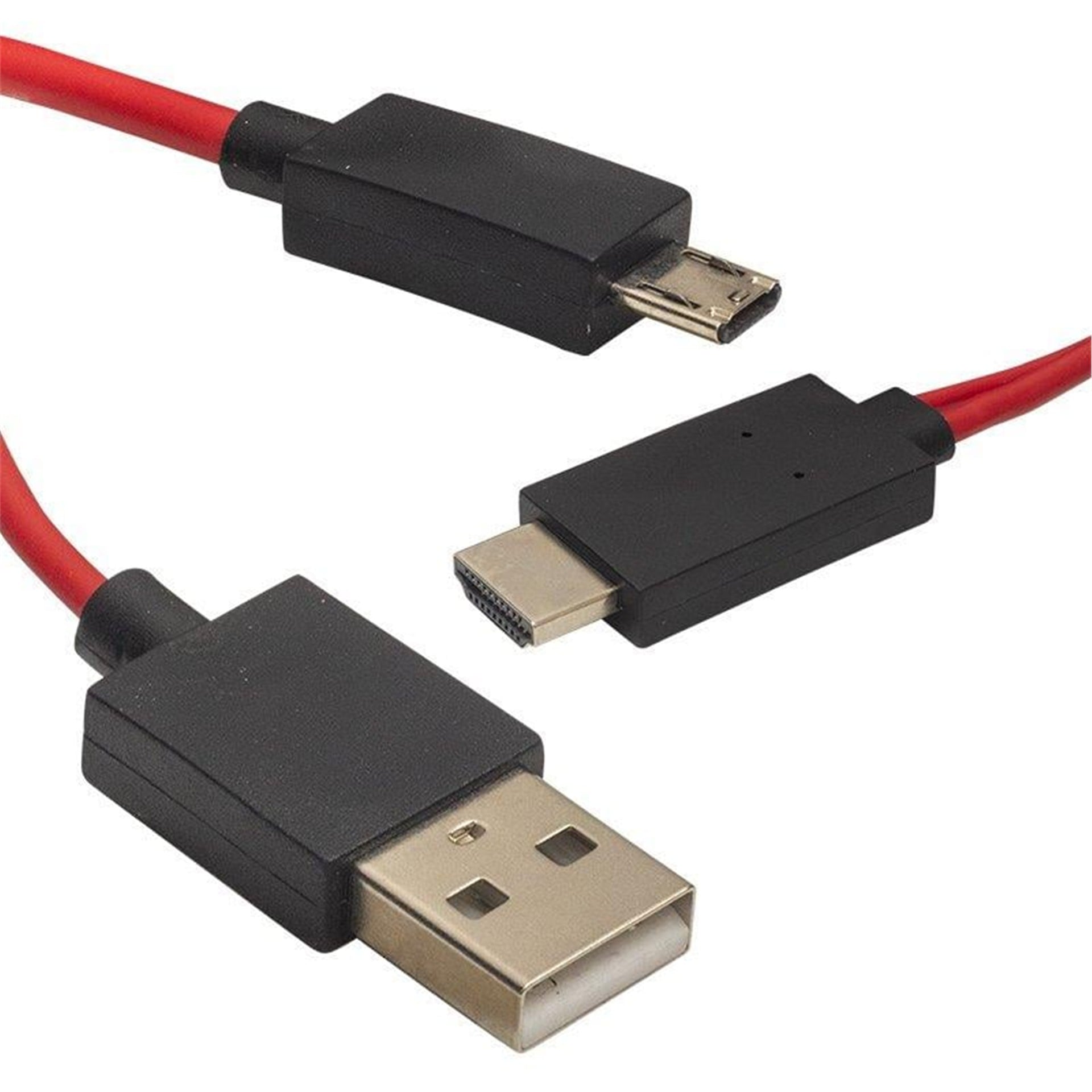 Powermaster Powermaster Micro Usb S3-S4 HDMI Tv Bağlantı Kablosu Mhl Kit - Çevirici ve Dönüştürücü