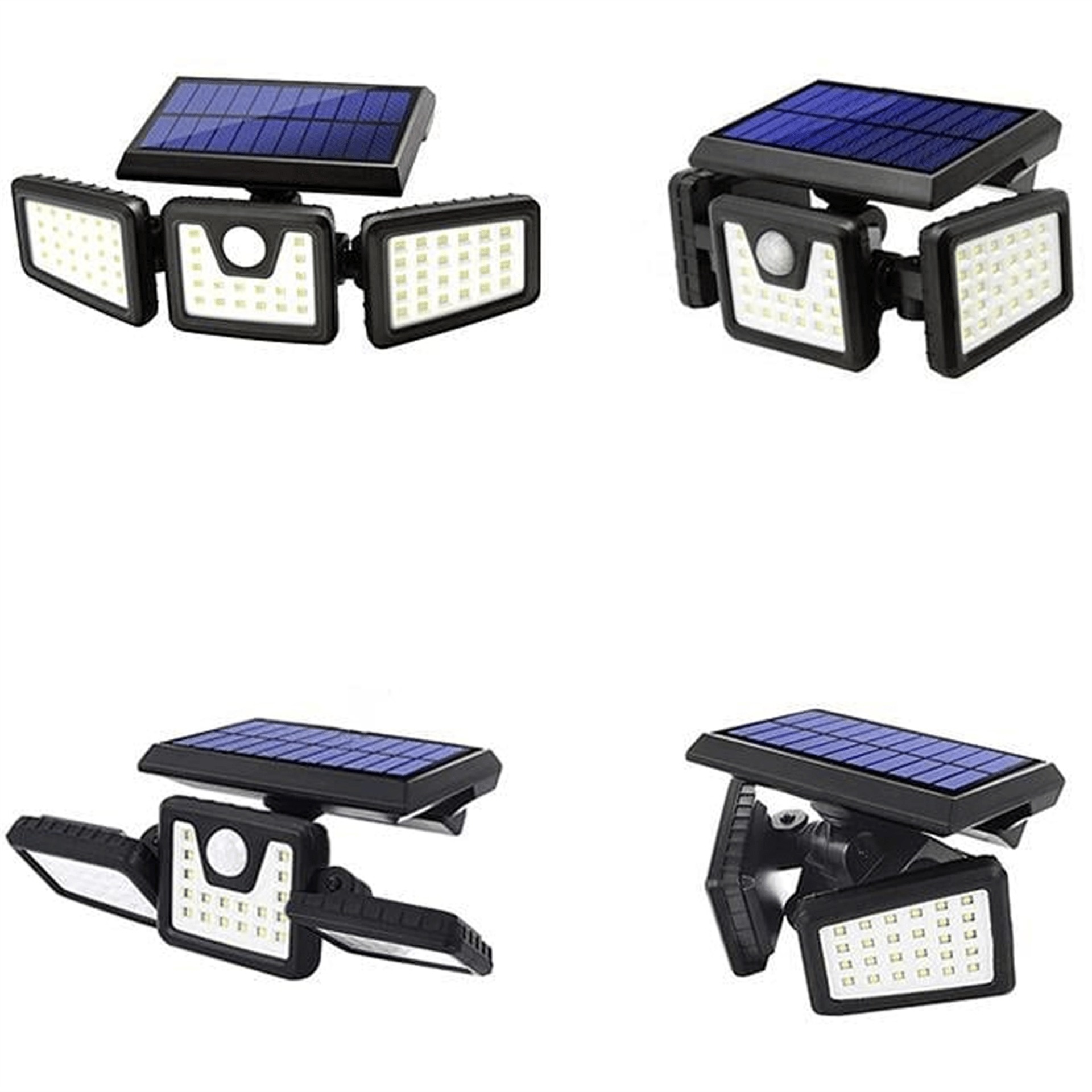 Powermaster Powermaster MX-W771A Sensörlü 3 Modlu 74 Ledli Solar Aydınlatmalı Duvar Lambası - Ledli Lambalar