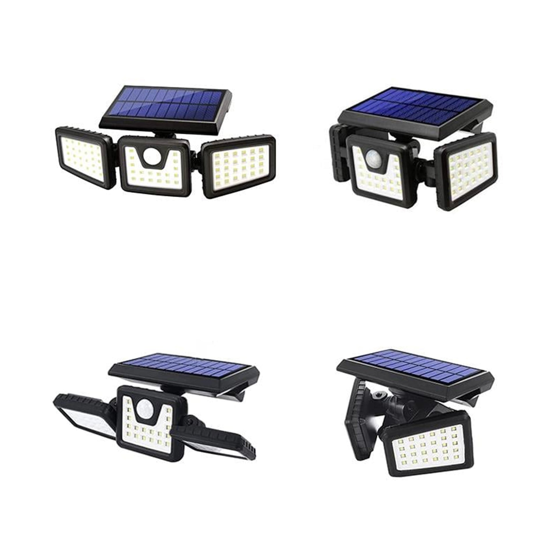 Powermaster Powermaster MX-W771A Sensörlü 3 Modlu 74 Ledli Solar Aydınlatmalı Duvar Lambası - Ledli Lambalar