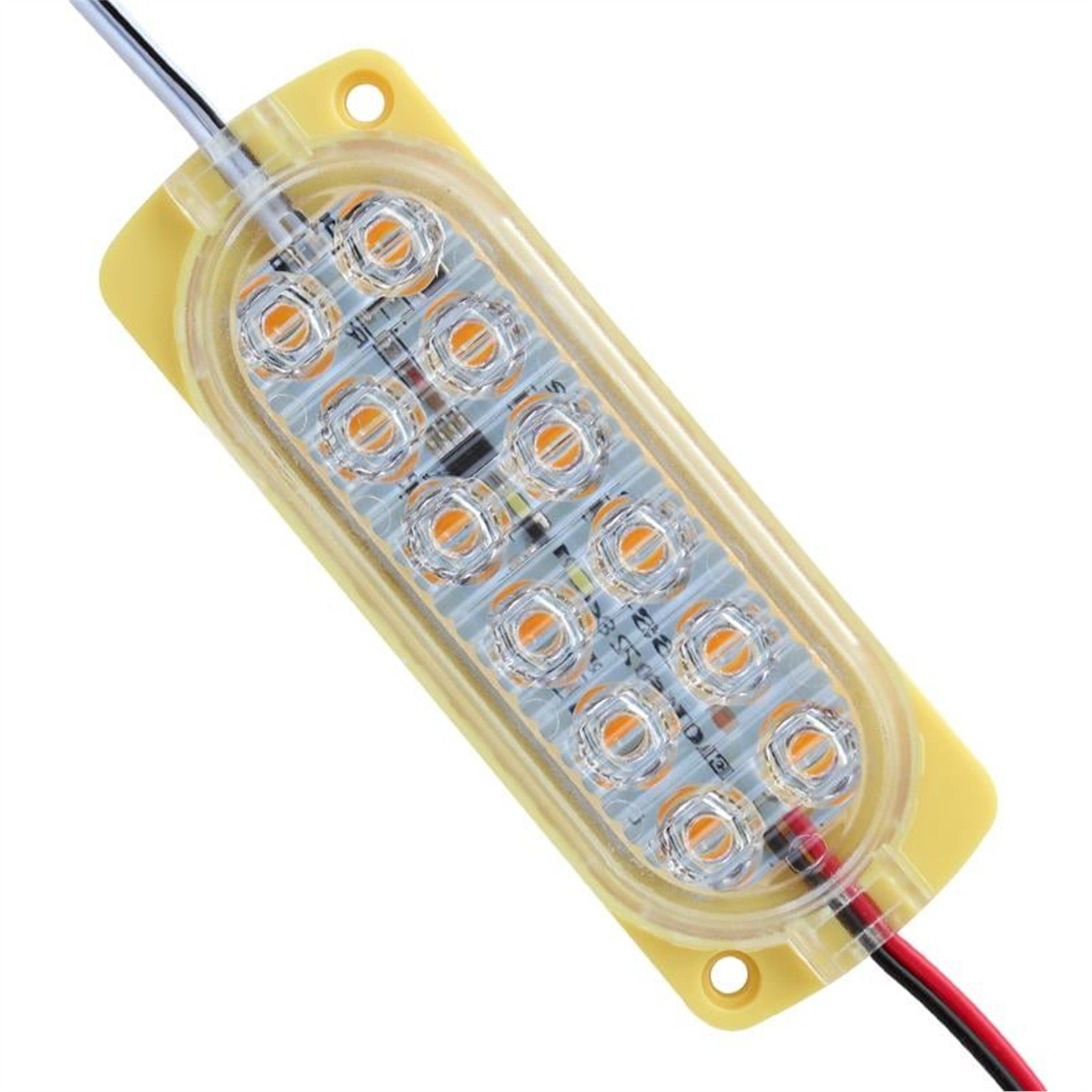 Powermaster Powermaster Parlak Yanıp Sönen Sarı 24 Volt 1.2 Watt  2835 Modül Led - Modül Led