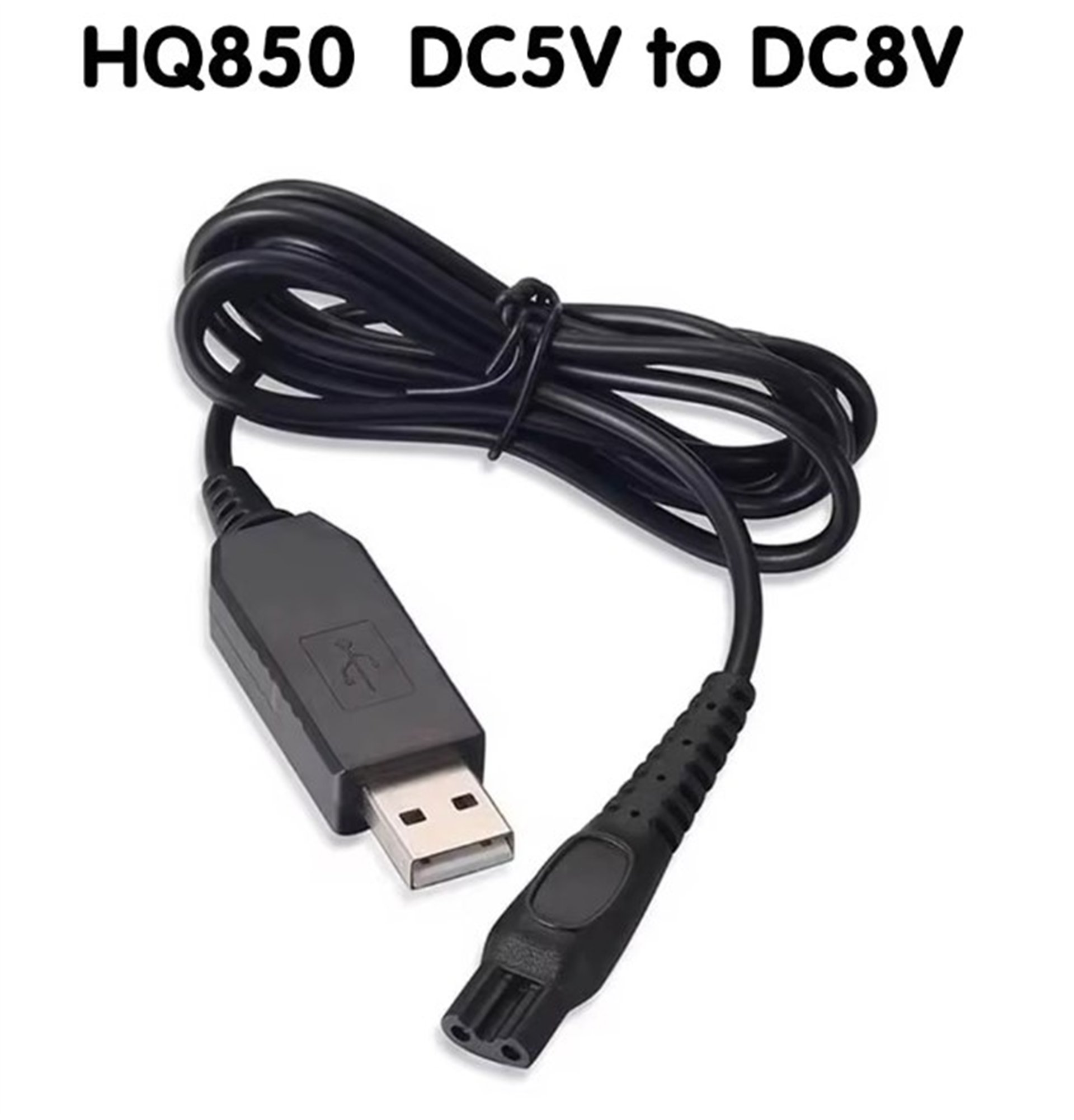 Reyonex POWERMASTER PHILIPS HQ850 5 VOLT TO 8 VOLT DÖNÜŞTÜRÜCÜ USB TIRAŞ MAKİNASI KABLOSU - Karışık Kablolar