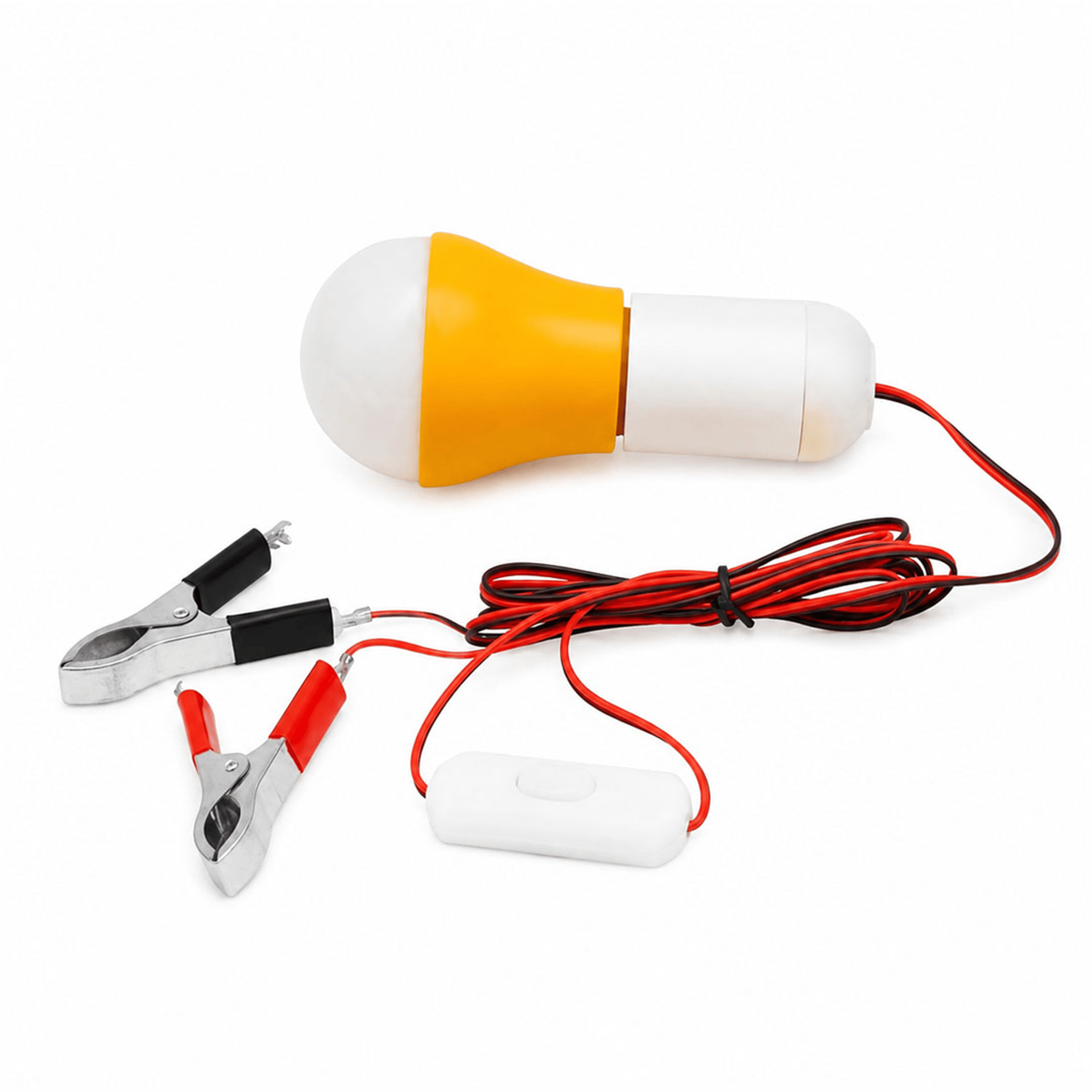Powermaster Powermaster PM-11050 Akü Maşalı Anahtarlı 12 Volt 5 Watt Seyyar Led Ampul - Led Ampul Aydınlatma