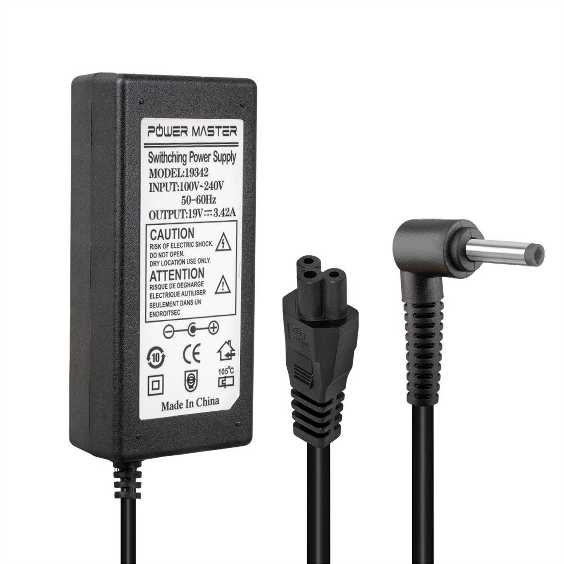 Powermaster Powermaster PM-11424 19 Volt - 3.42 Amper 4.0*1.35 Mm Uçlu Adaptör (Asus Notebook) - Adaptörler