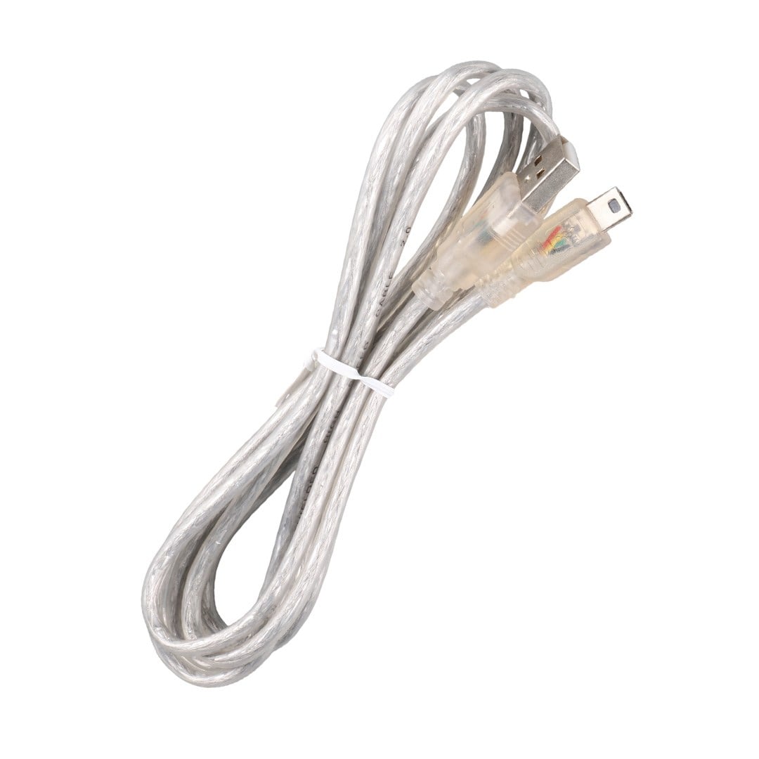 POWERMASTER PM-11937 USB 5 PİN GENİŞ 1.5 METRE ŞEFFAF V3 UÇ KABLO (11937=8861)