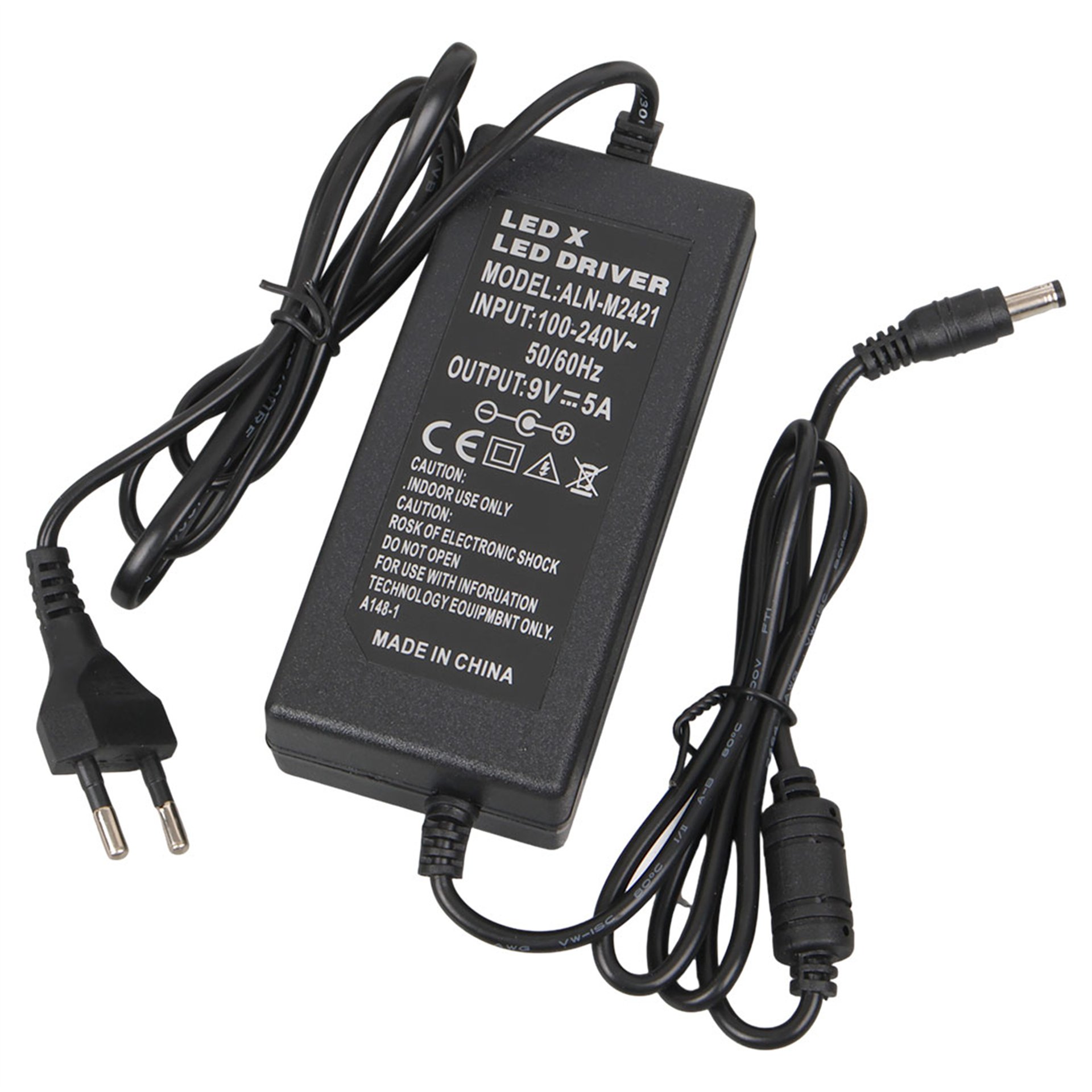 Powermaster Powermaster PM-13033 9 Volt - 5 Amper 5.5*2.5 Mm Uçlu Yazar Kasa / Pos Makinesi Masaüstü Adaptör - Yazar Kasa - Pos Adaptörü