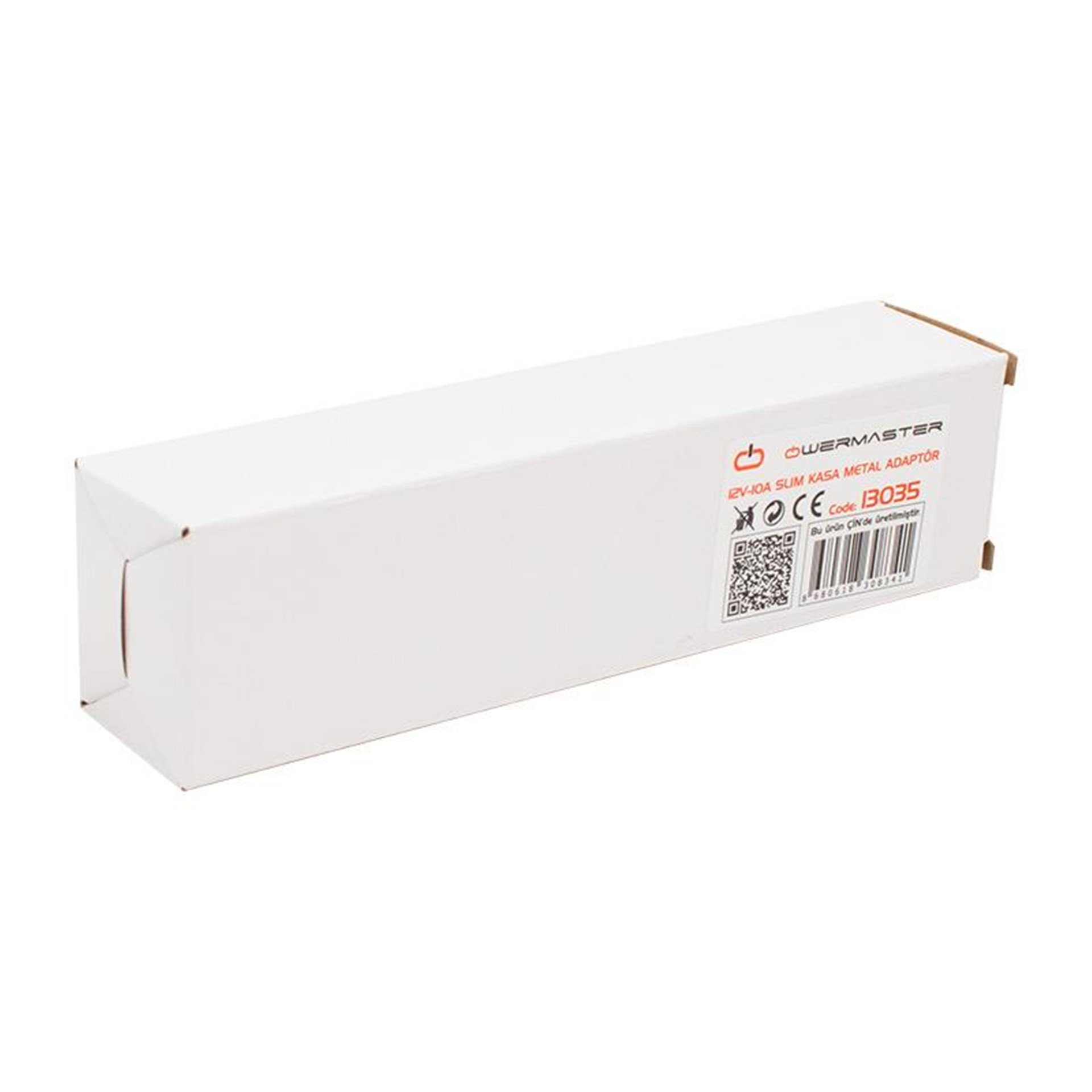 Powermaster Powermaster PM-13035 12 Volt - 10 Amper - 120 Watt Slim Metal Kasa Adaptör (187*46*37) - Metal Kasa Adaptörler