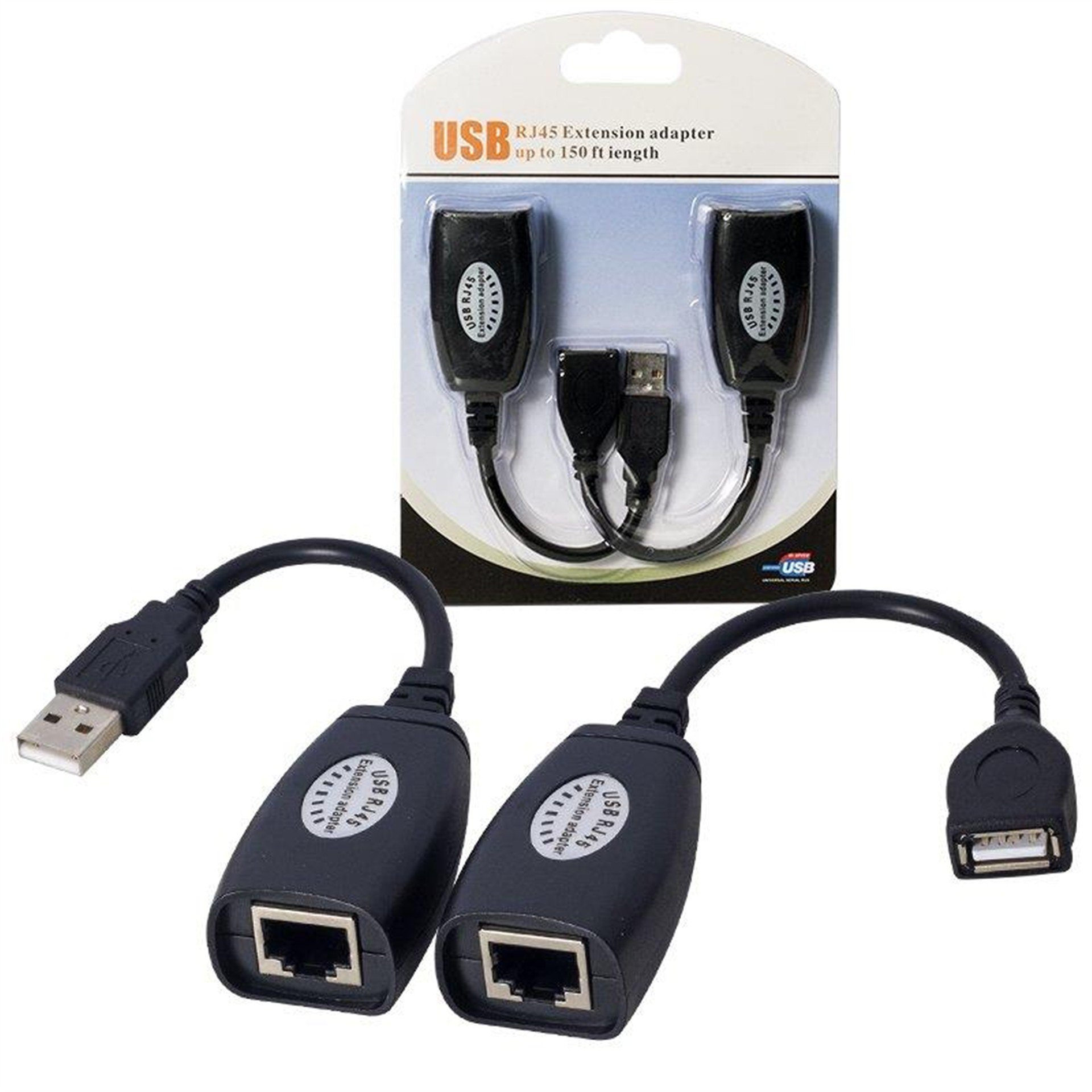 Powermaster Powermaster PM-13083 Usb Extrender 50 Metre Rj45 Uzatma Kablosu - Çevirici Dağıtıcı