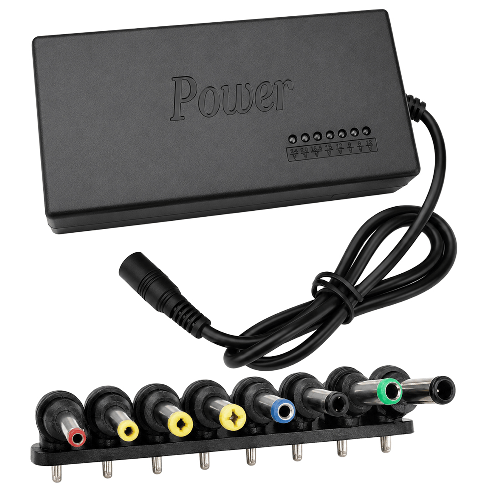 Powermaster Powermaster PM-13512 12V-24V Ayarlanabilir Voltajlı LED Göstergeli Evrensel Notebook ve Cihaz Adaptörü - Laptop Adaptörleri