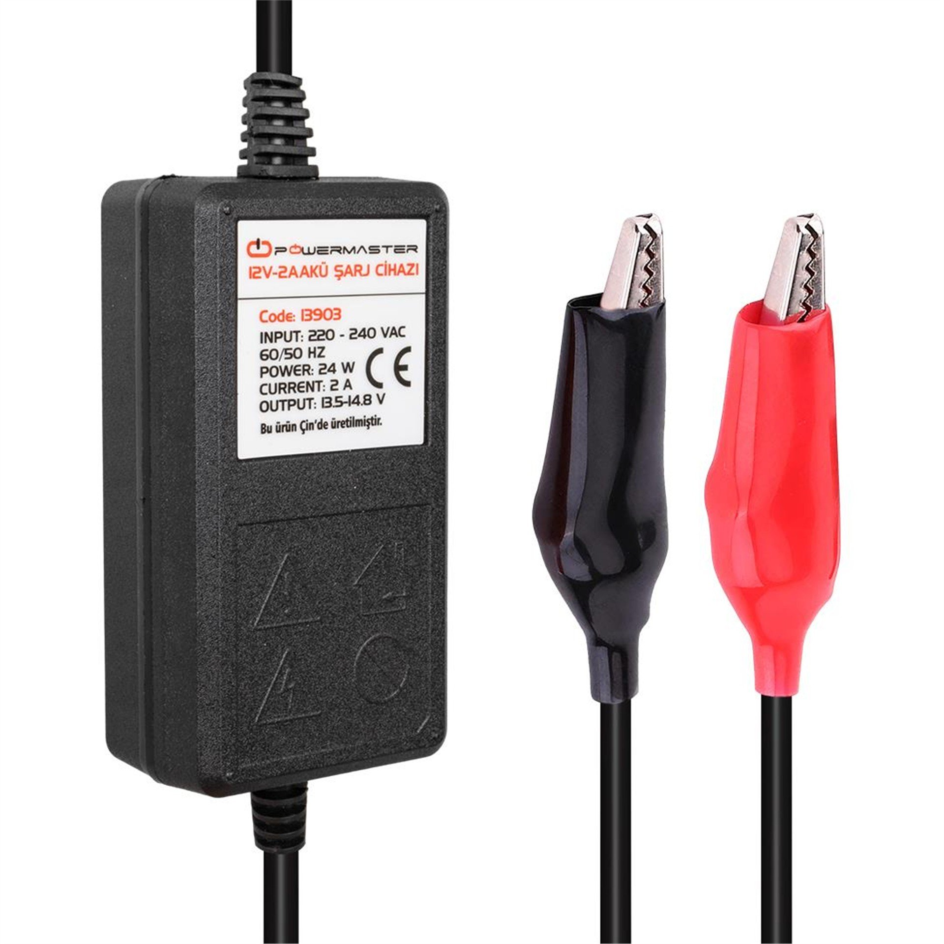 Powermaster PowerMaster PM-13903 12 Volt - 2 Amper Akü Şarj Cihazı - Akü Şarj Cihazları