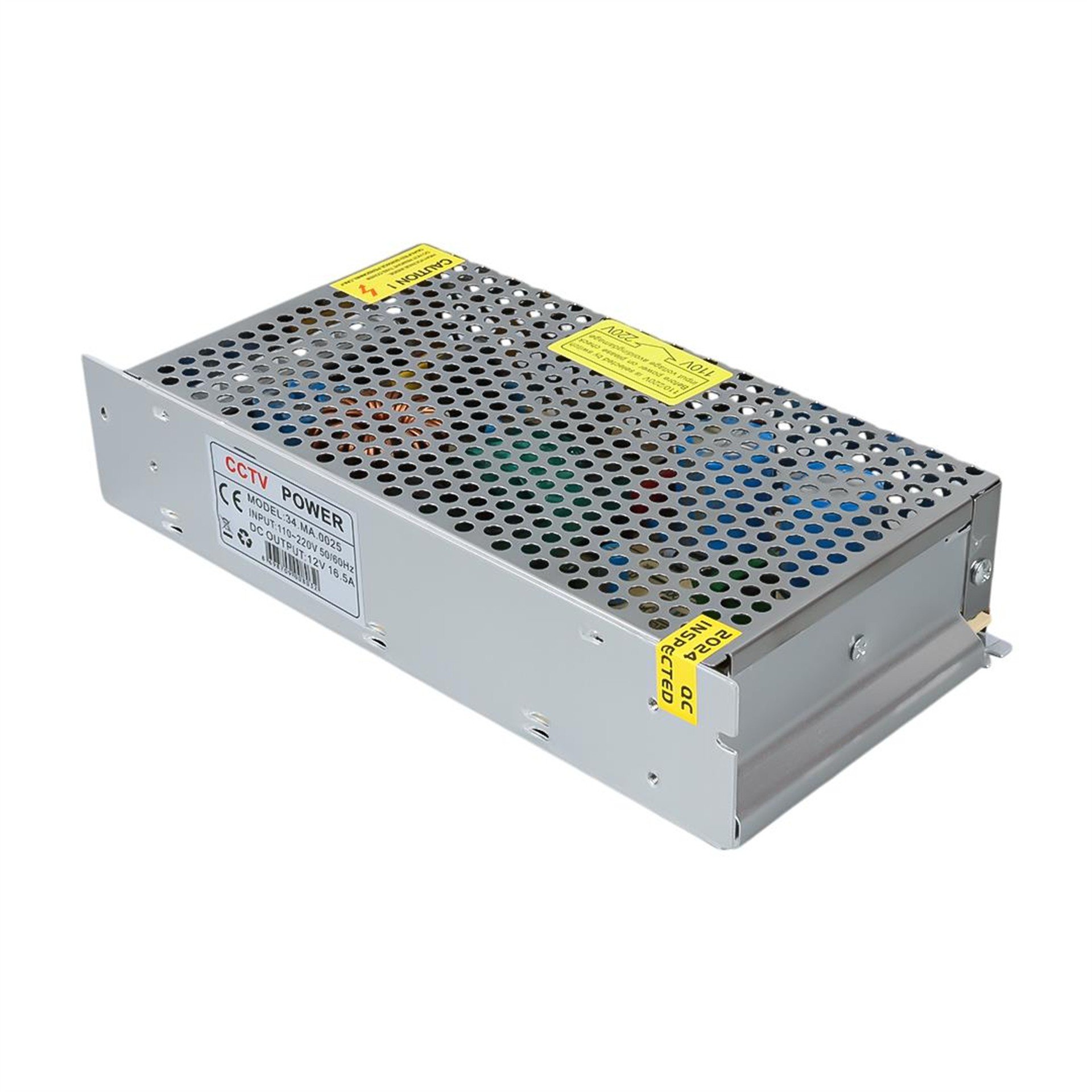 Powermaster Powermaster PM-14069 12 Volt - 16.7 Amper - 200 Watt Metal Kasa Adaptör - Adaptörler