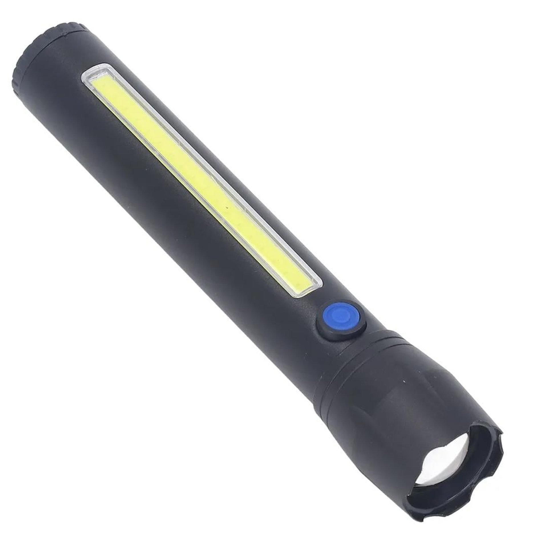 Reyonex POWERMASTER PM-14621 METAL FLASHLIGHT COB POWER LEDLİ ŞARJLI EL FENERİ - Işıldak-Fener