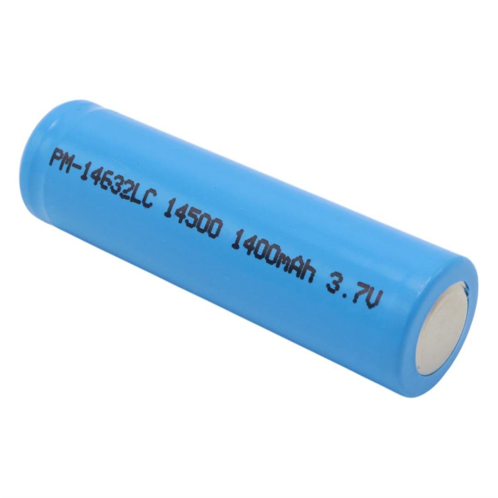 Powermaster PowerMaster PM-14632 LC 14500 3.7 Volt 1400mAh Şarj Edilebilir EL Feneri Pili (AA Pil İle Aynı Boyutta) - Şarjlı Piller