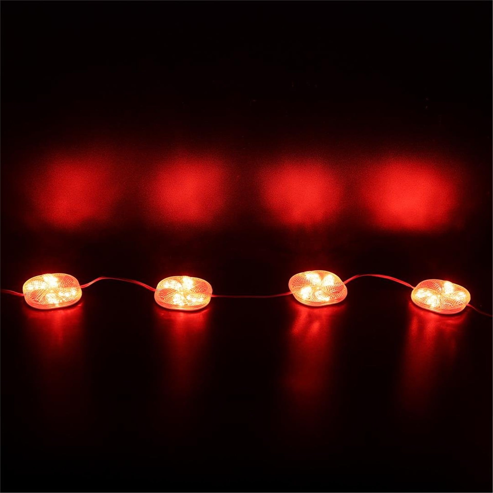 Powermaster PowerMaster PM-14697 12 Volt 3 Watt Kırmızı Yanıp Sönen Çakar 6565-2835 Modül Led 65x65x12mm - Modül Led