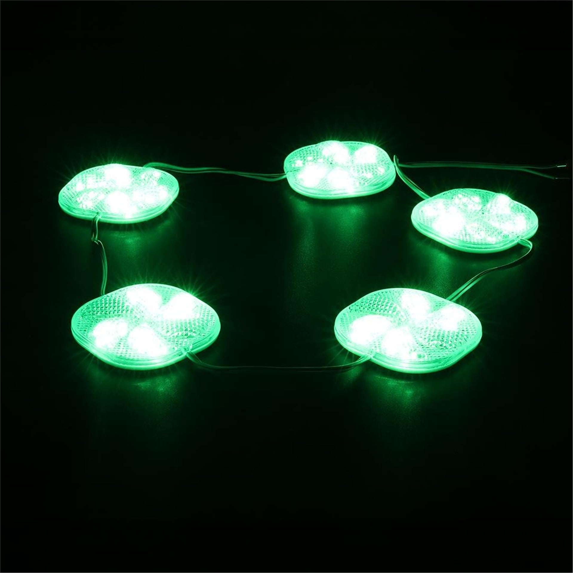 Powermaster PowerMaster PM-14699 12 Volt 3 Watt Yeşil Yanıp Sönen Çakar 6565-2835 Modül Led 65x65x12mm - Modül Led