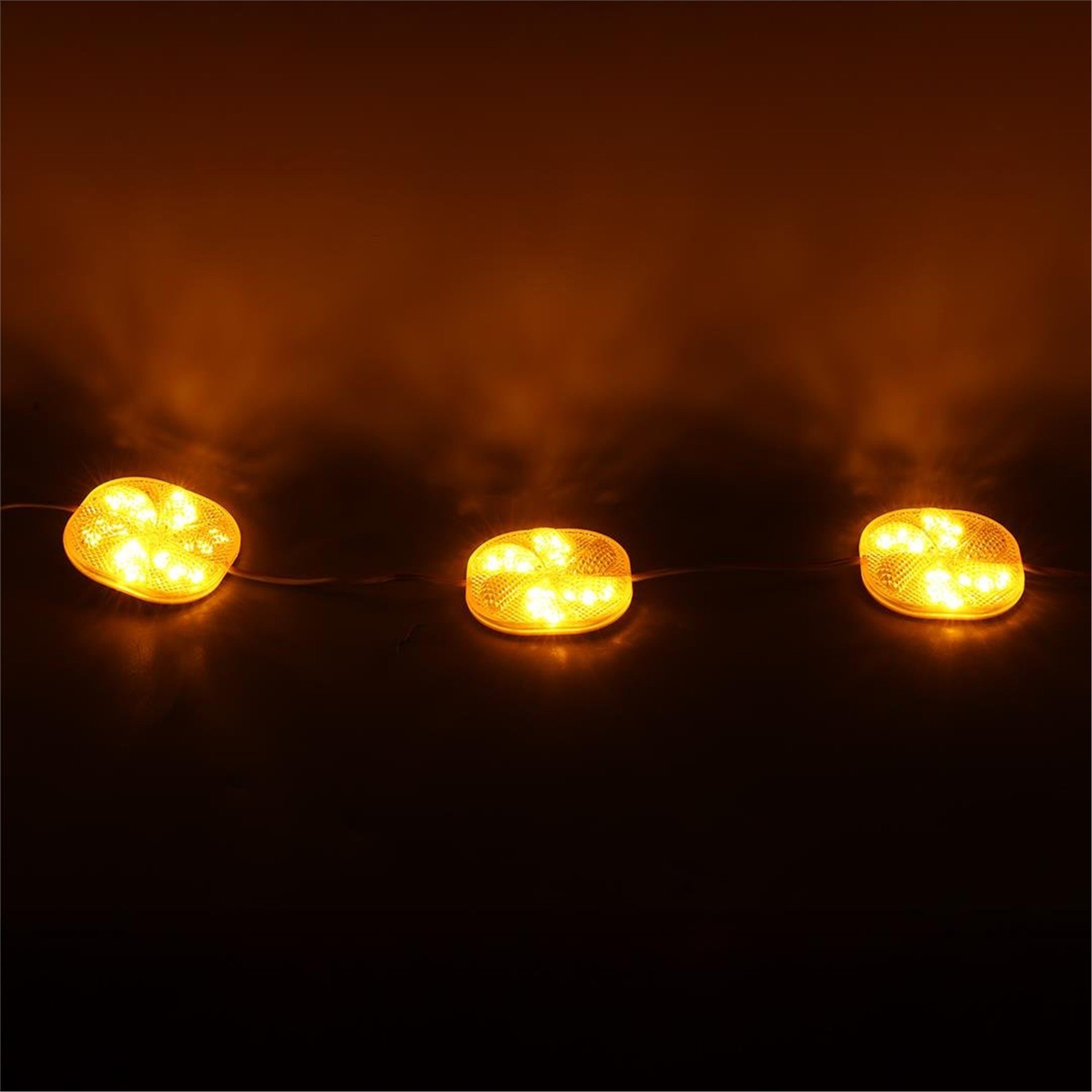 Powermaster PowerMaster PM-14700 12 Volt 3 Watt Sarı Yanıp Sönen Çakar 6565-2835 Modül Led 65x65x12mm - Modül Led