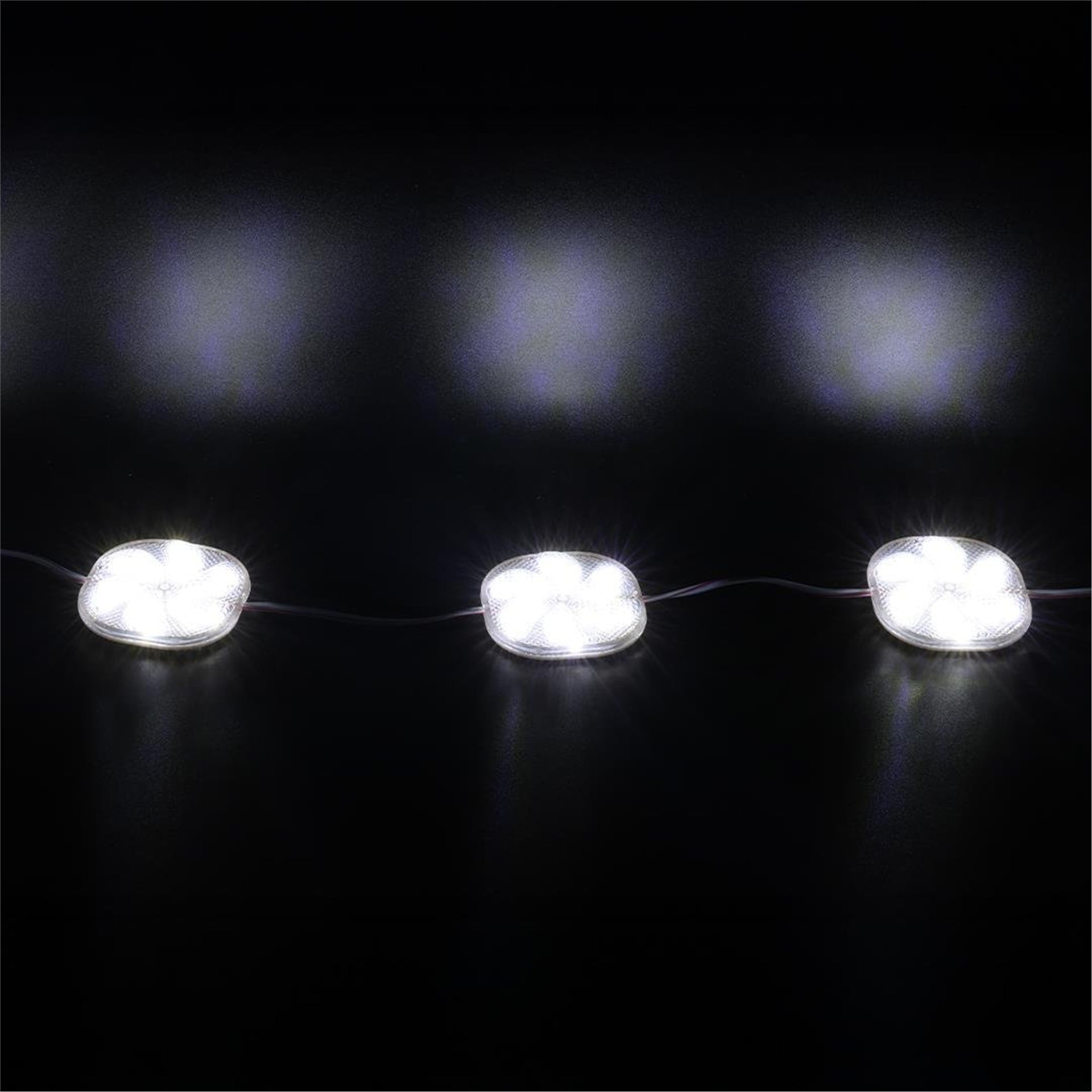 Powermaster PowerMaster PM-14704 12 Volt 3 Watt Soğuk Beyaz Sabit 6565-2835 Modül Led 65x65x12mm - Modül Led