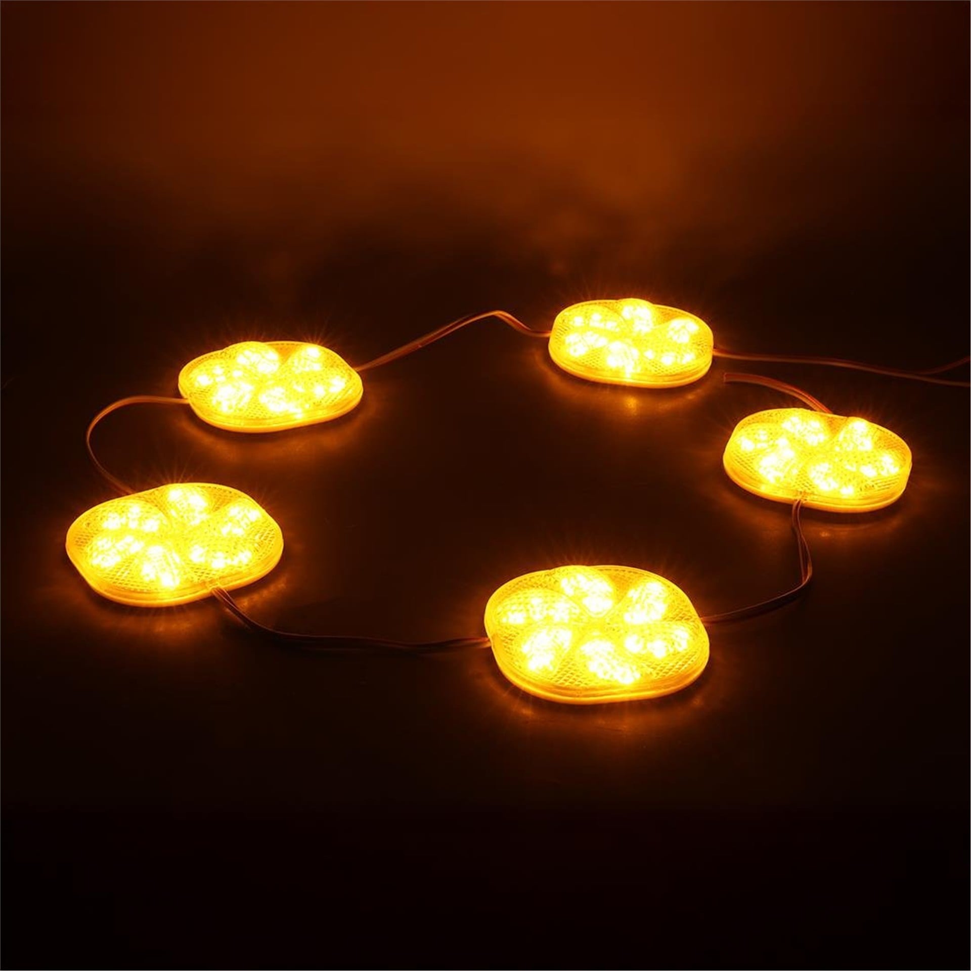 Powermaster PowerMaster PM-14708 12 Volt 3 Watt Sarı Sabit 6565-2835 Modül Led 65x65x12mm - Modül Led