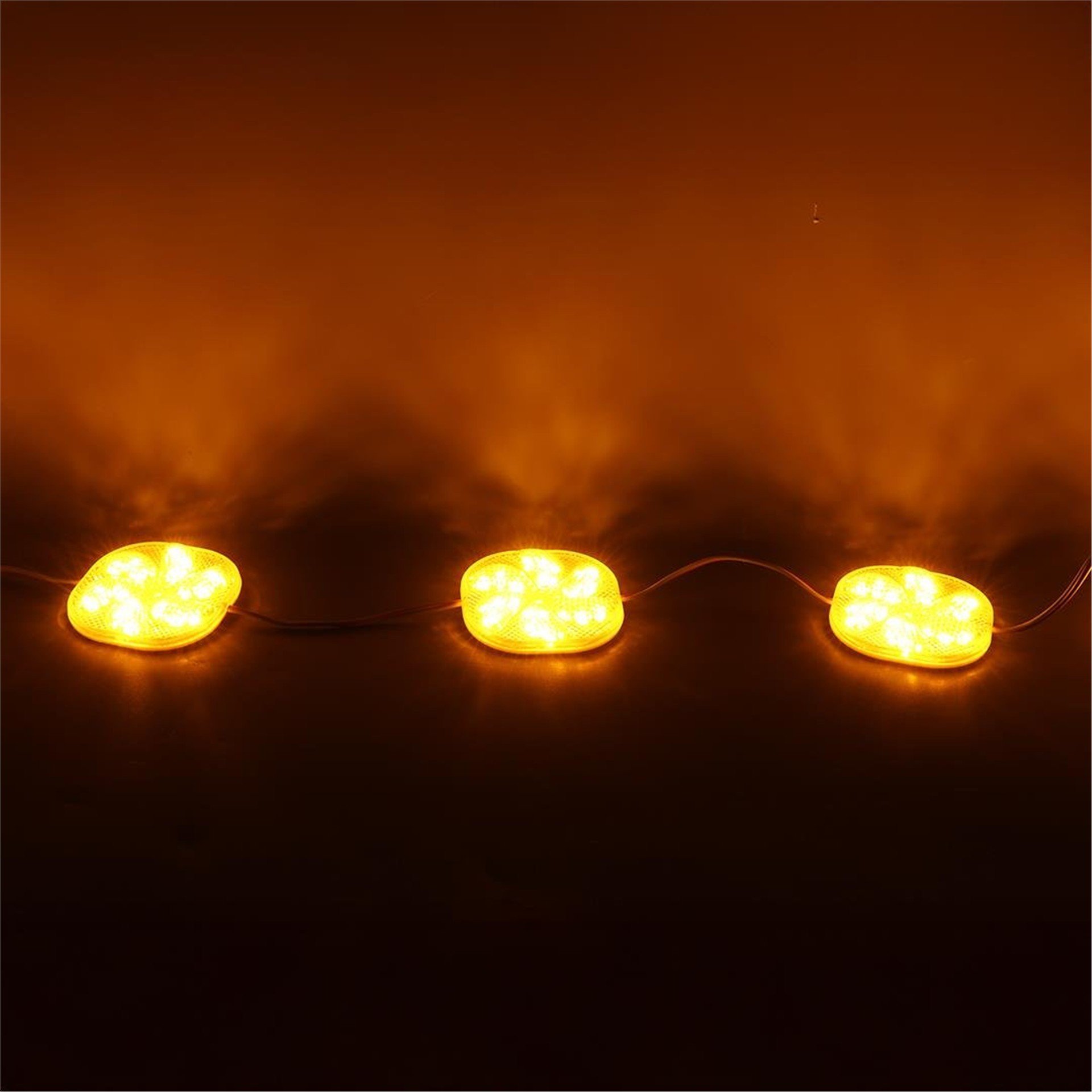 Powermaster PowerMaster PM-14708 12 Volt 3 Watt Sarı Sabit 6565-2835 Modül Led 65x65x12mm - Modül Led