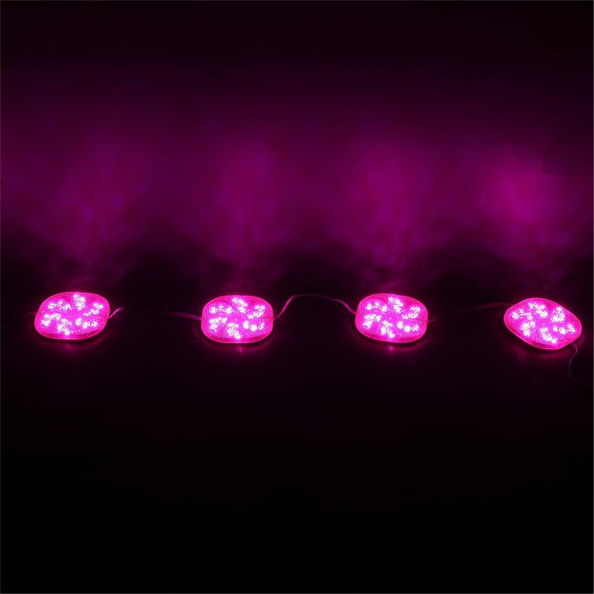 Powermaster PowerMaster PM-14709 12 Volt 3 Watt Pembe Sabit 6565-2835 Modül Led 65x65x12mm - Modül Led
