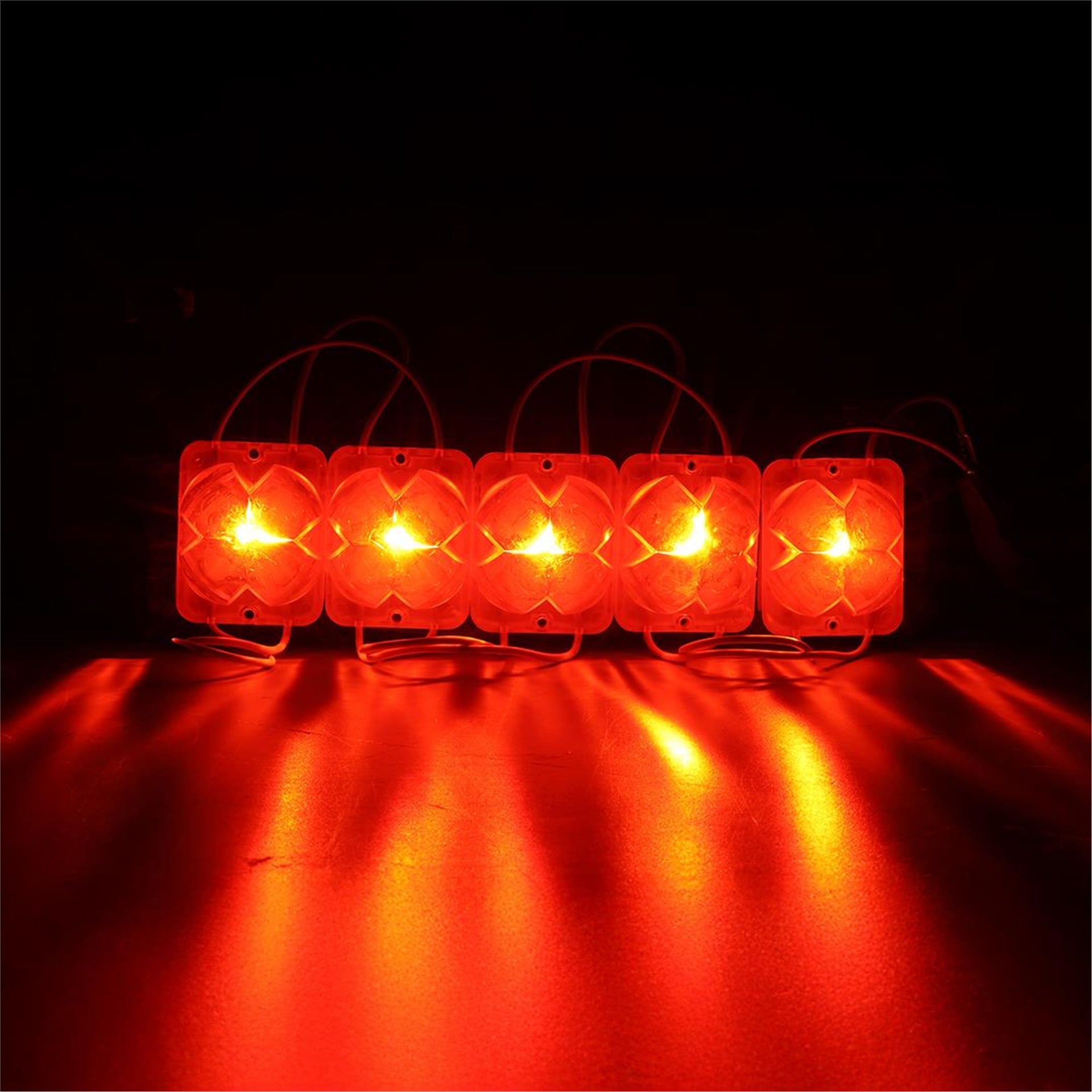 Powermaster Powermaster PM-14712 12 Volt 2 Watt Kırmızı Yanıp Sönen Çakar 4333-3030 Modül Led 43x33x28mm - Modül Led