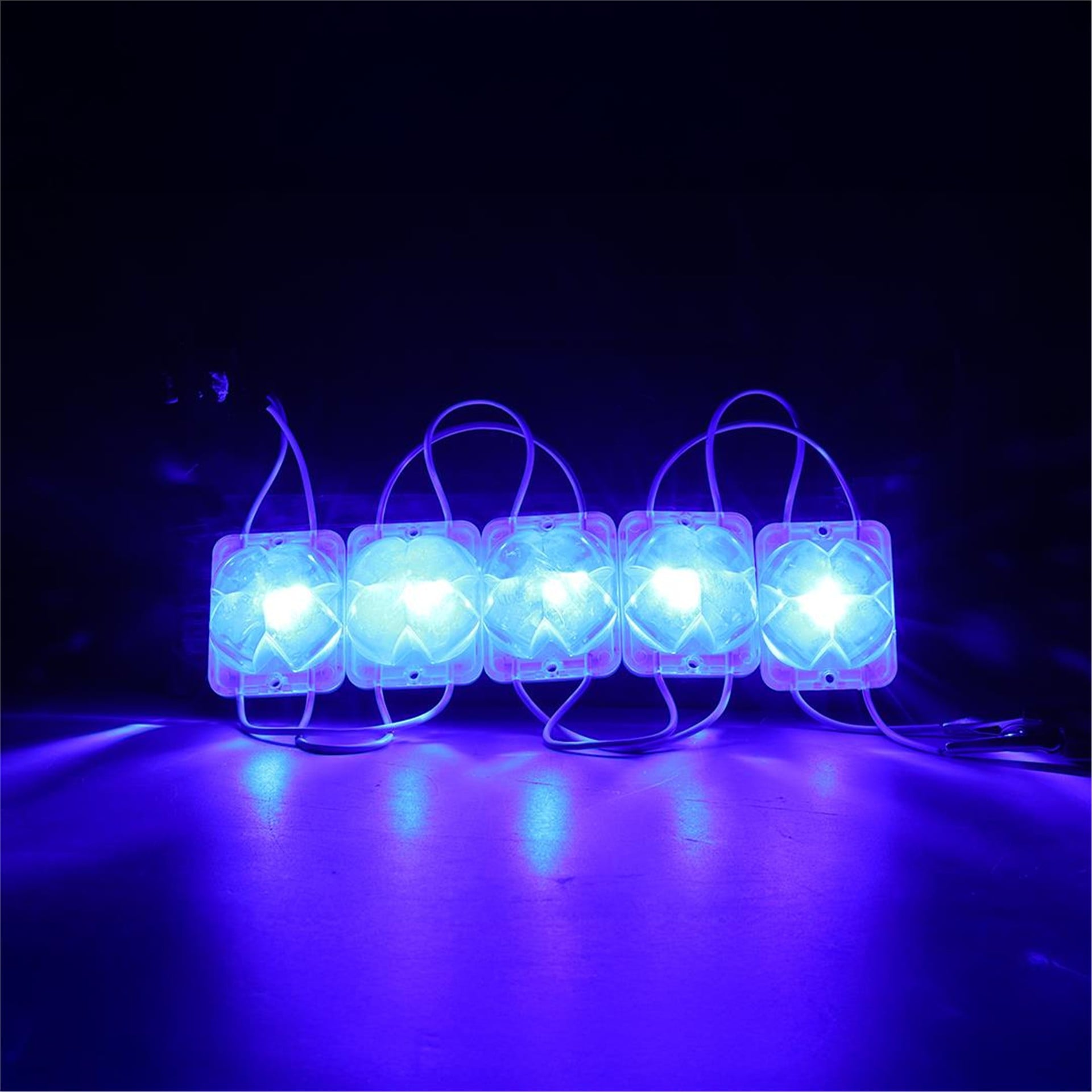 Powermaster Powermaster PM-14721 12 Volt 2 Watt Mavi Sabit 4333-3030 Modül Led 43x33x28mm - Modül Led