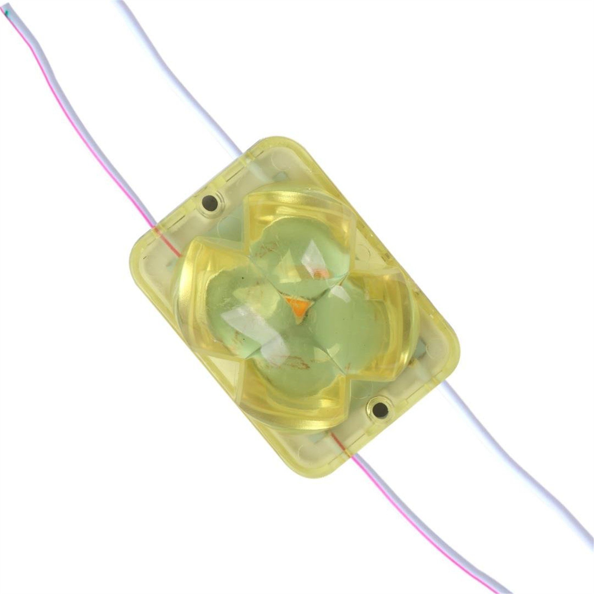 Powermaster Powermaster PM-14723 12 Volt 2 Watt Sarı Sabit 4333-3030 Modül Led 43x33x28mm - Modül Led