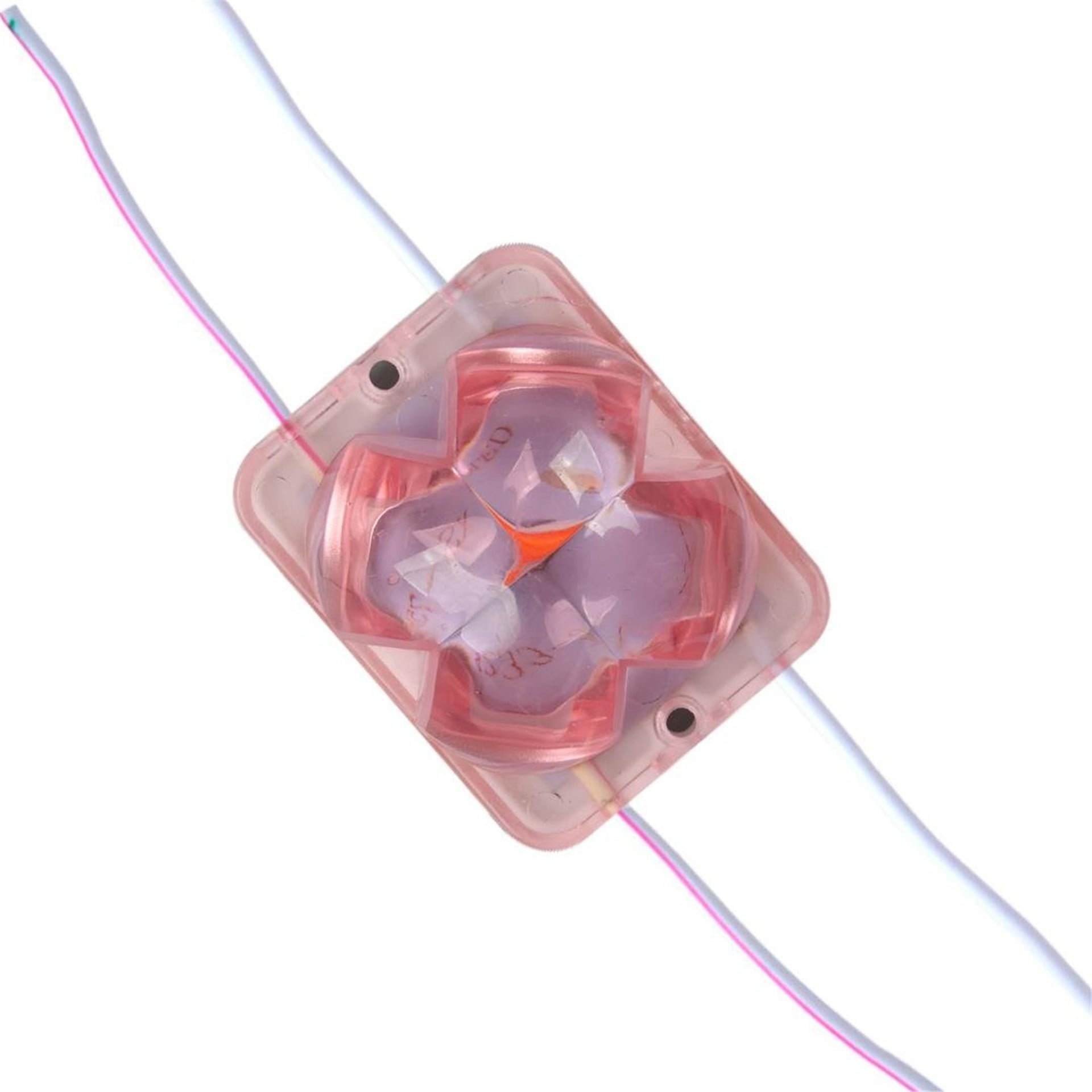 Powermaster Powermaster PM-14724 12 Volt 2 Watt Pembe Sabit 4333-3030 Modül Led 43x33x28mm - Modül Led