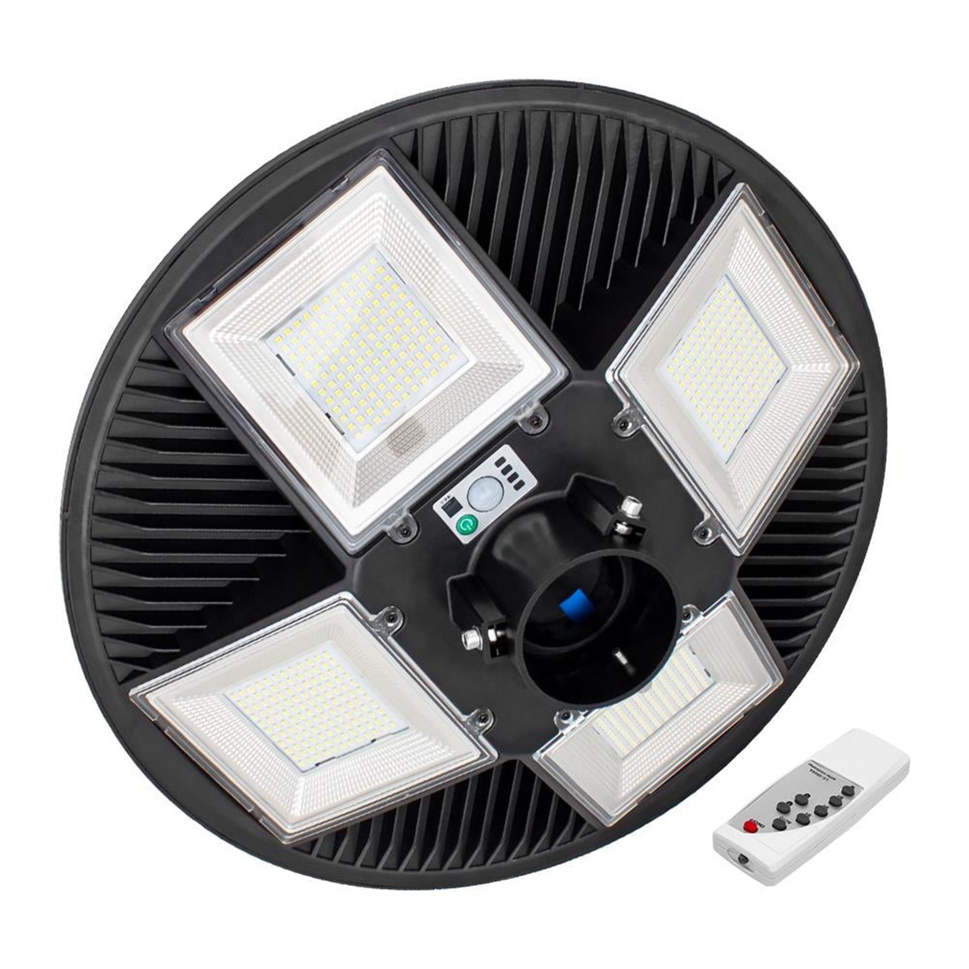 Powermaster Powermaster PM-14893 200 Watt Solar Panelli Gece Sensörlü Kumandalı Cadde Sokak Lambası - Ledli Lambalar