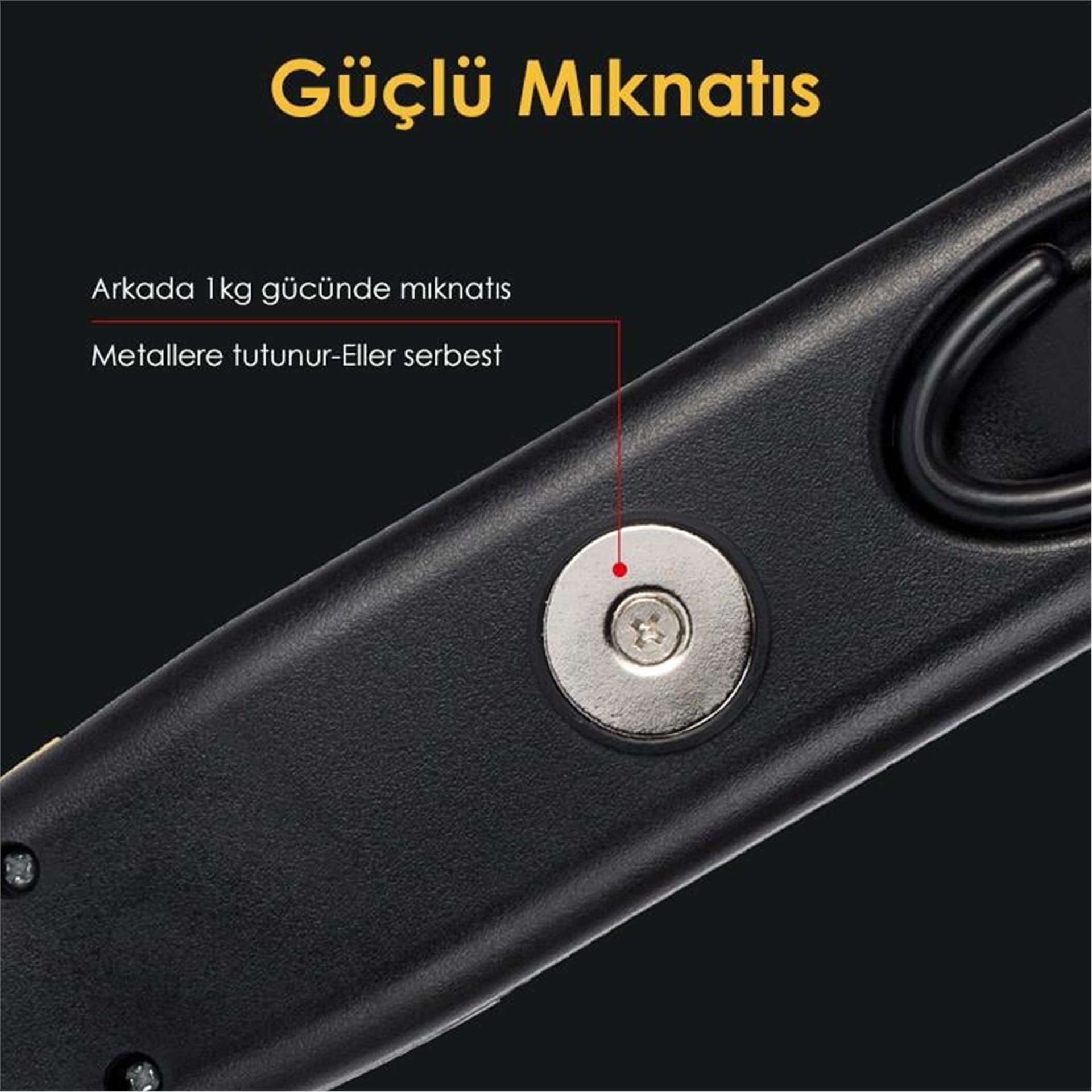 Powermaster Powermaster PM-14905 220 Volt 7 Metre Kablolu 100 Ledli Seyyar Çalışma Lambası - Oto Aksesuarları