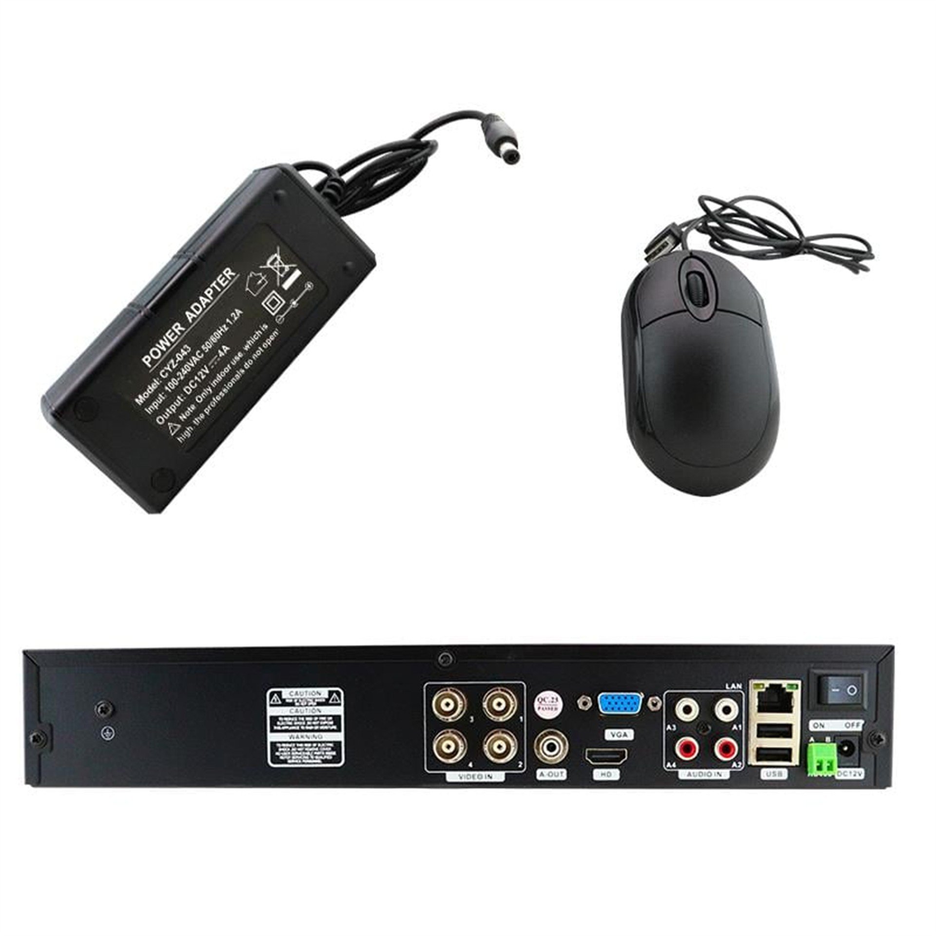 Powermaster PowerMaster PM-15464 4 Kanal 2160P 4K Ultra HD DVR Kamera Kayıt Cihazı - AHD/Analog/IP/TVI/CVI (XMEye) - Hibrit Kayıt Cihazları