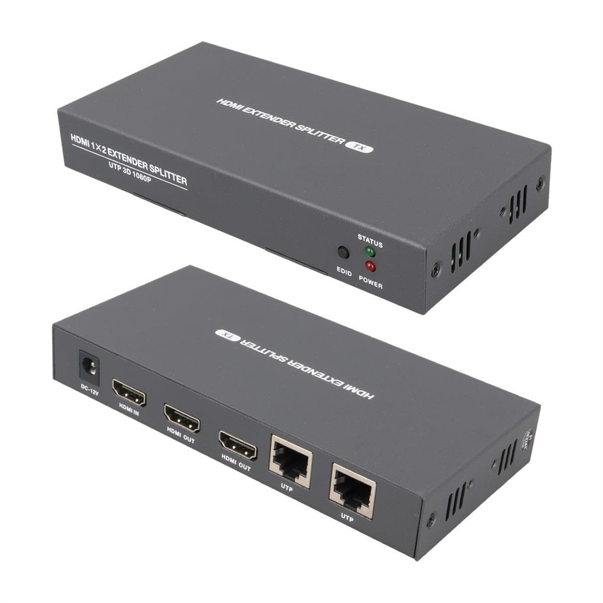 Powermaster Powermaster PM-16071 50 Metre 1x2 HDMI Uzatıcı Dağıtıcı - Çevirici Dağıtıcı