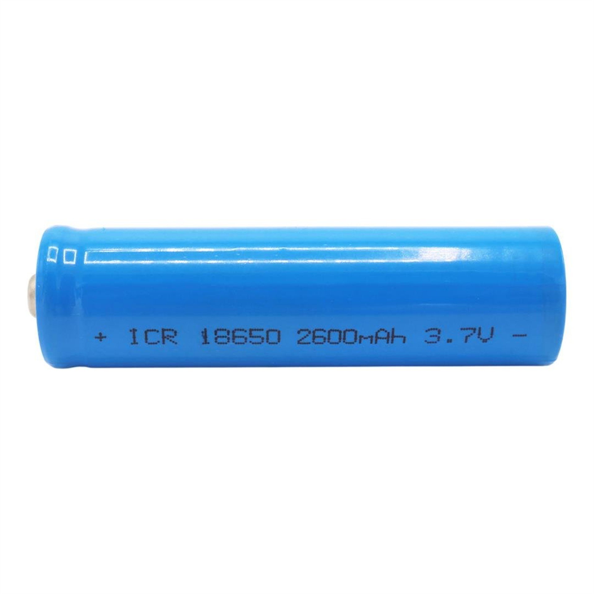 Powermaster PowerMaster PM-17646 3.7 Volt 2600mAh LI-ION 18650 Başlıklı Şarj Edilebilir Lityum Pil - Şarjlı Piller