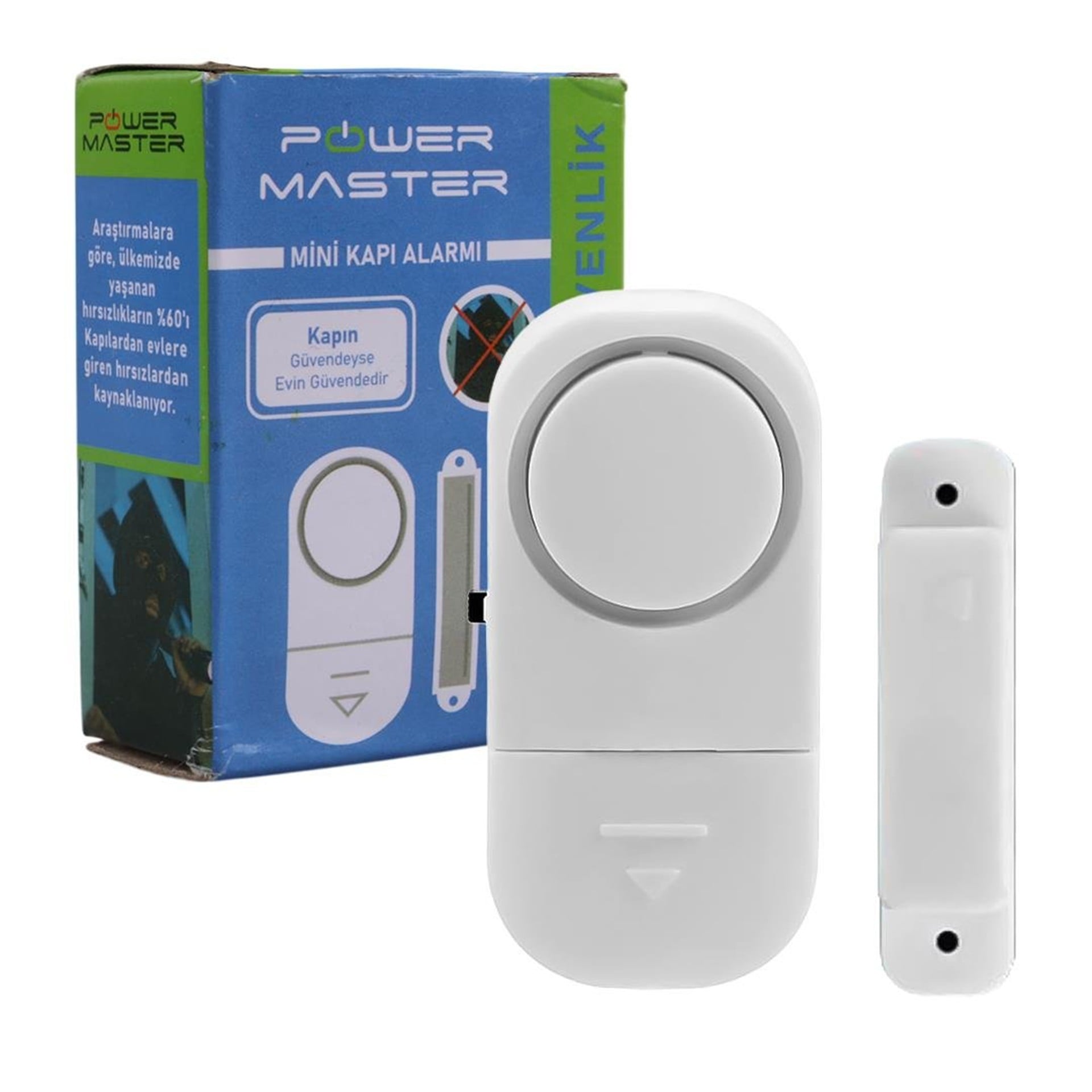 Powermaster PowerMaster PM-17795 Mini Manyetik Pencere Ve Kapı Güvenlik Alarmı - Güvenlik Ekipmanları