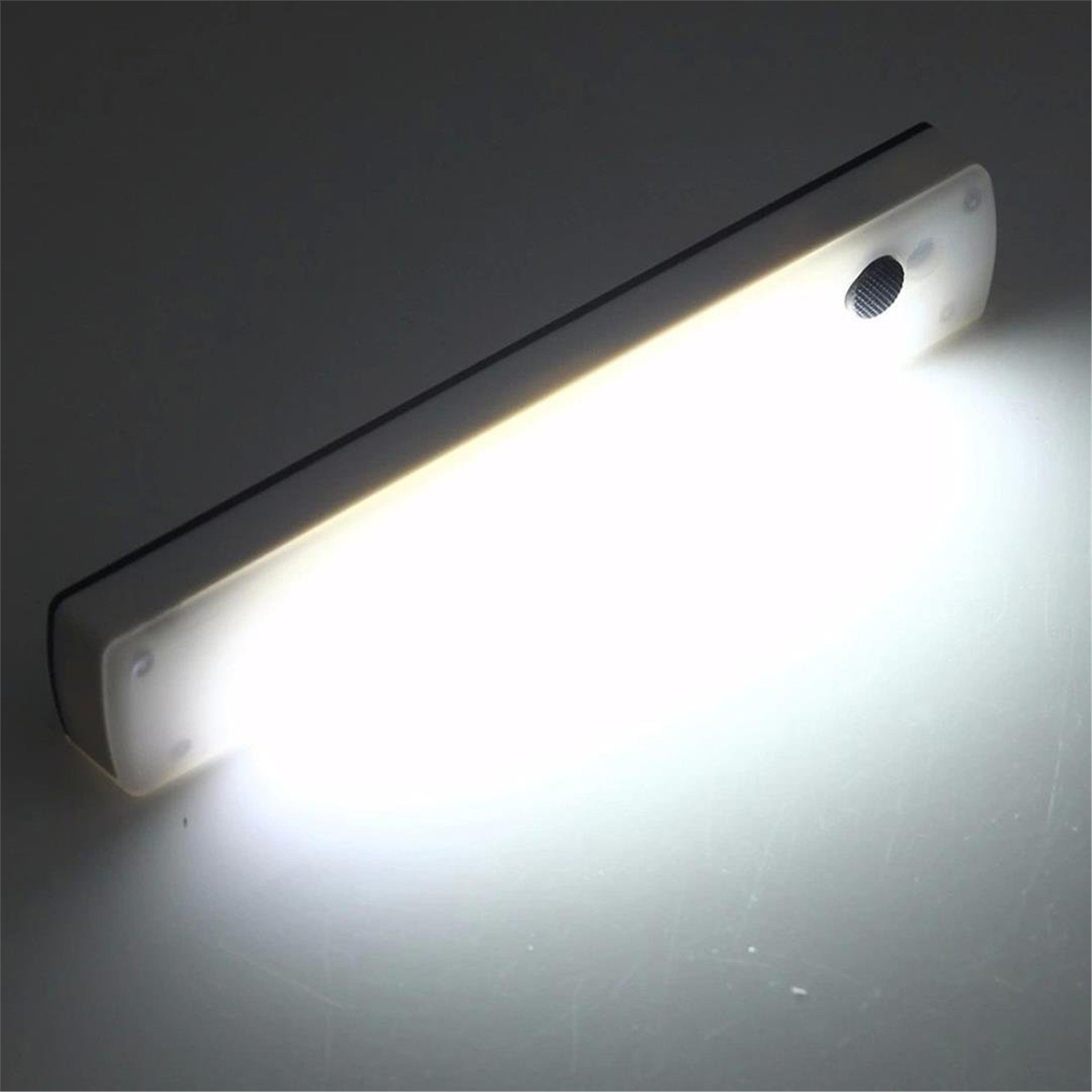Powermaster Powermaster PM-18399 Beyaz Cob Ledli Yapışkanlı Mıknatıslı El Tipi Fener Magnet Bar - Ledli Lambalar