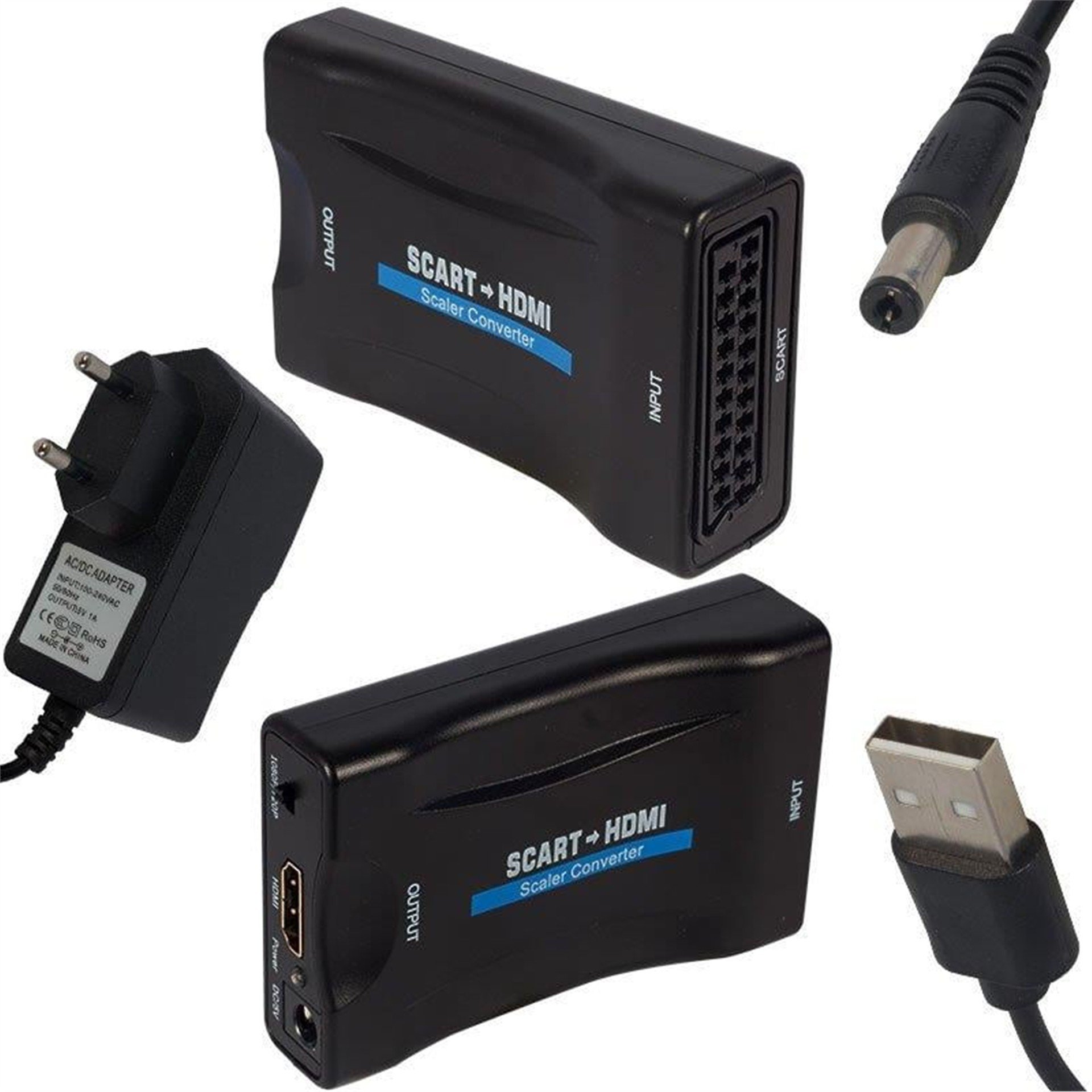 Powermaster Powermaster PM-18588 Scart To HDMI Çevirici Adaptör - Çevirici Dağıtıcı