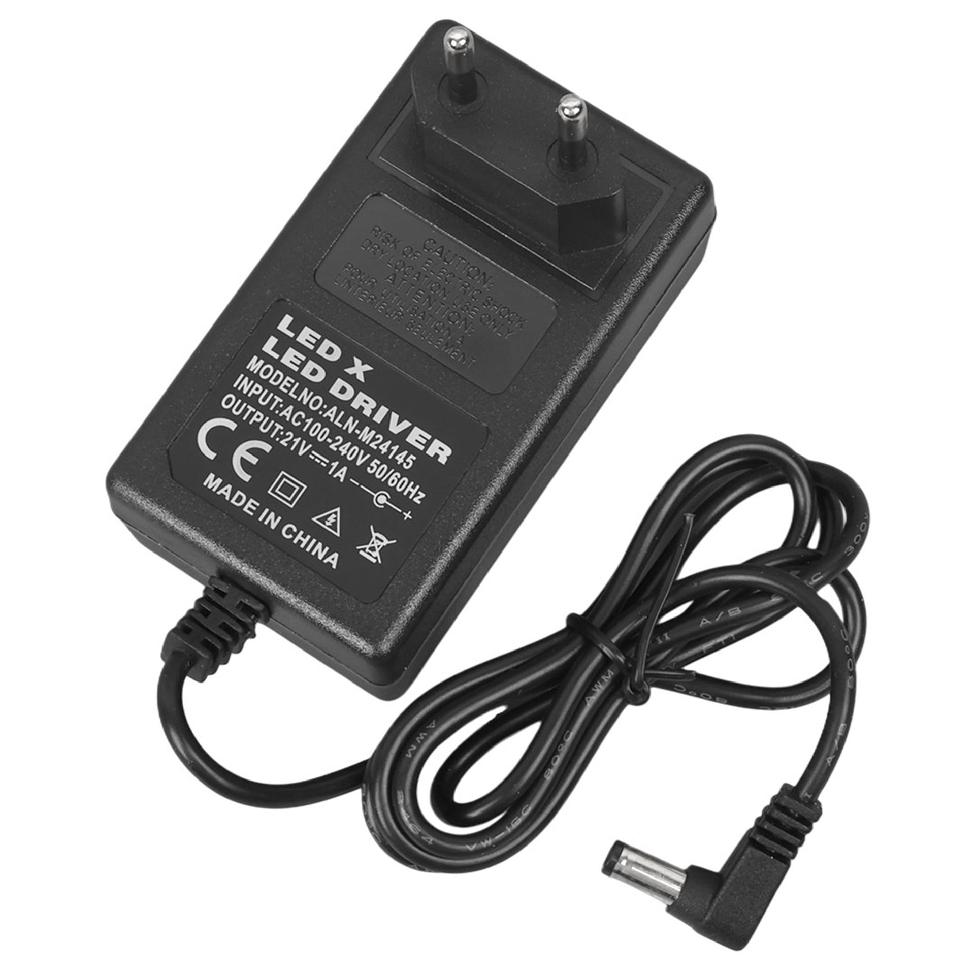 Powermaster Powermaster PM-19255 21 Volt - 1 Amper - 21 Watt 5.5*2.5 Mm L Uçlu Şarjlı Matkap Adaptörü - Matkap Adaptörü