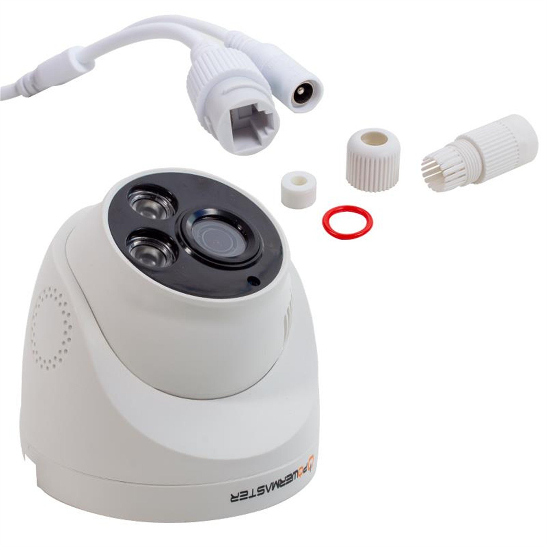 Powermaster Powermaster PM-19416 2 MP 2 Atom Led IPC Metal Kasa Poe’li IP Dome Kamera - IP Kameralar