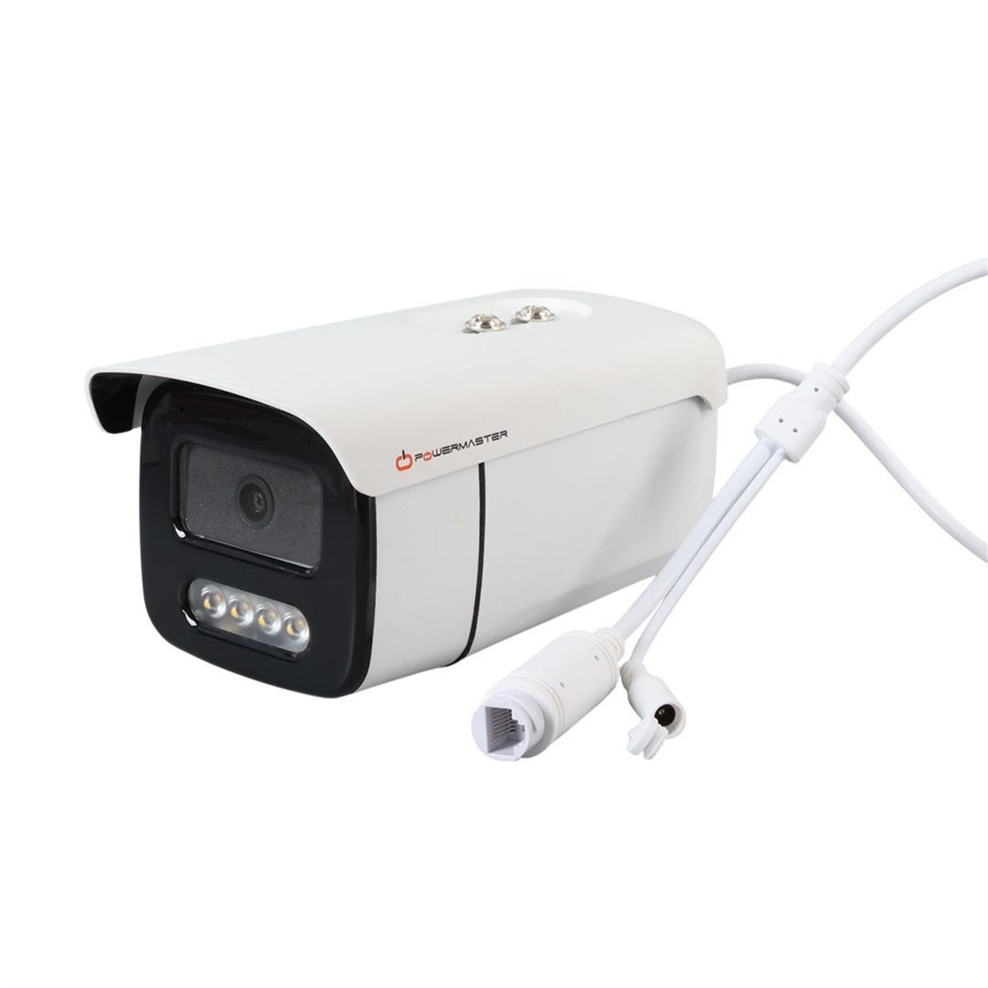 Powermaster PowerMaster PM-19419 3-4MP IPC 4 Warm Led Metal Kasa Poeli IP Bullet Kamera - IP Kameralar