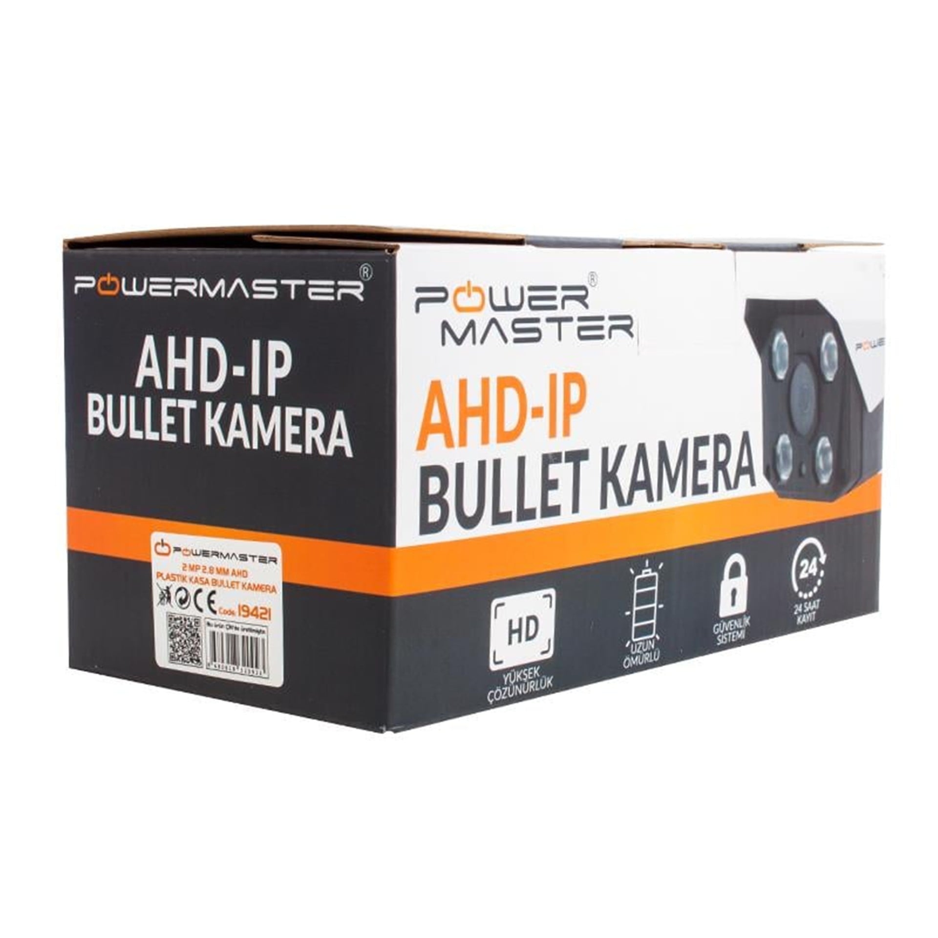 Powermaster Powermaster PM-19421 2 MP 2.8 Mm 24 Led Ahd Plastik Kasa Bullet Kamera - AHD Kameralar