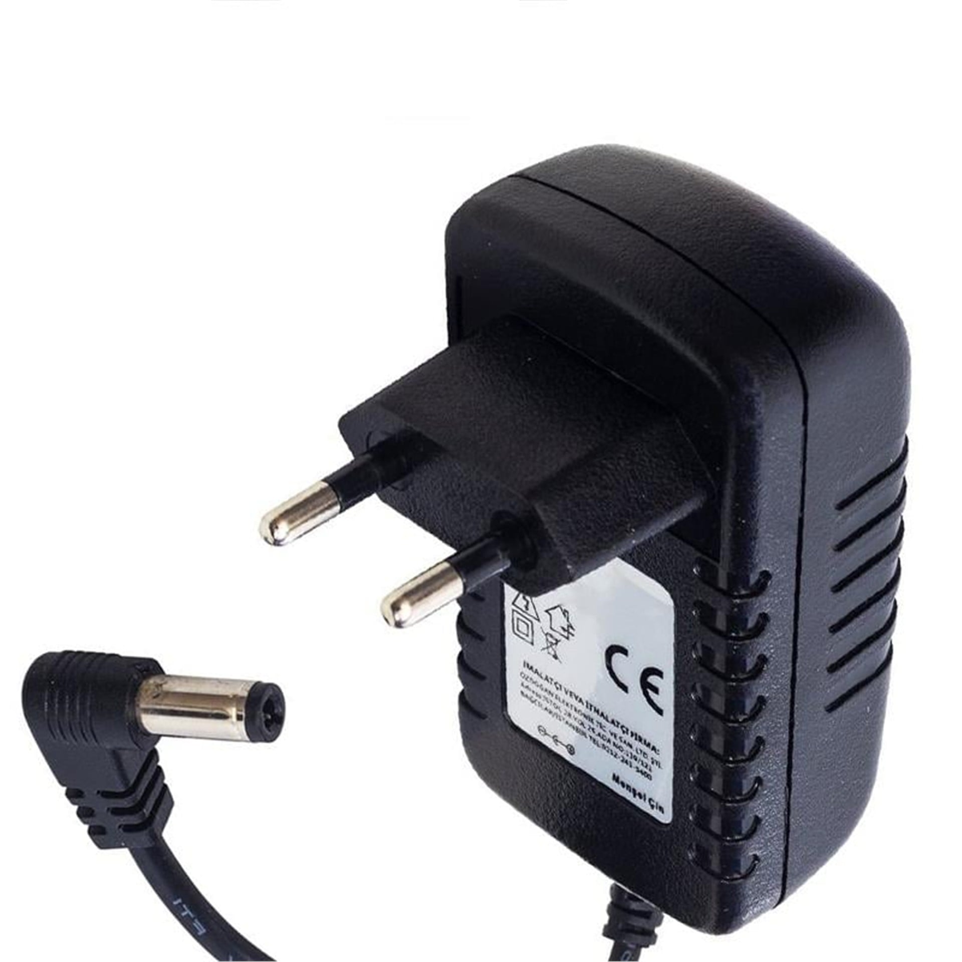 Powermaster Powermaster PM-19763 9 Volt - 2 Amper 5.5*2.5 Mm Uçlu Priz Tipi Plastik Kasa Adaptör - Adaptörler