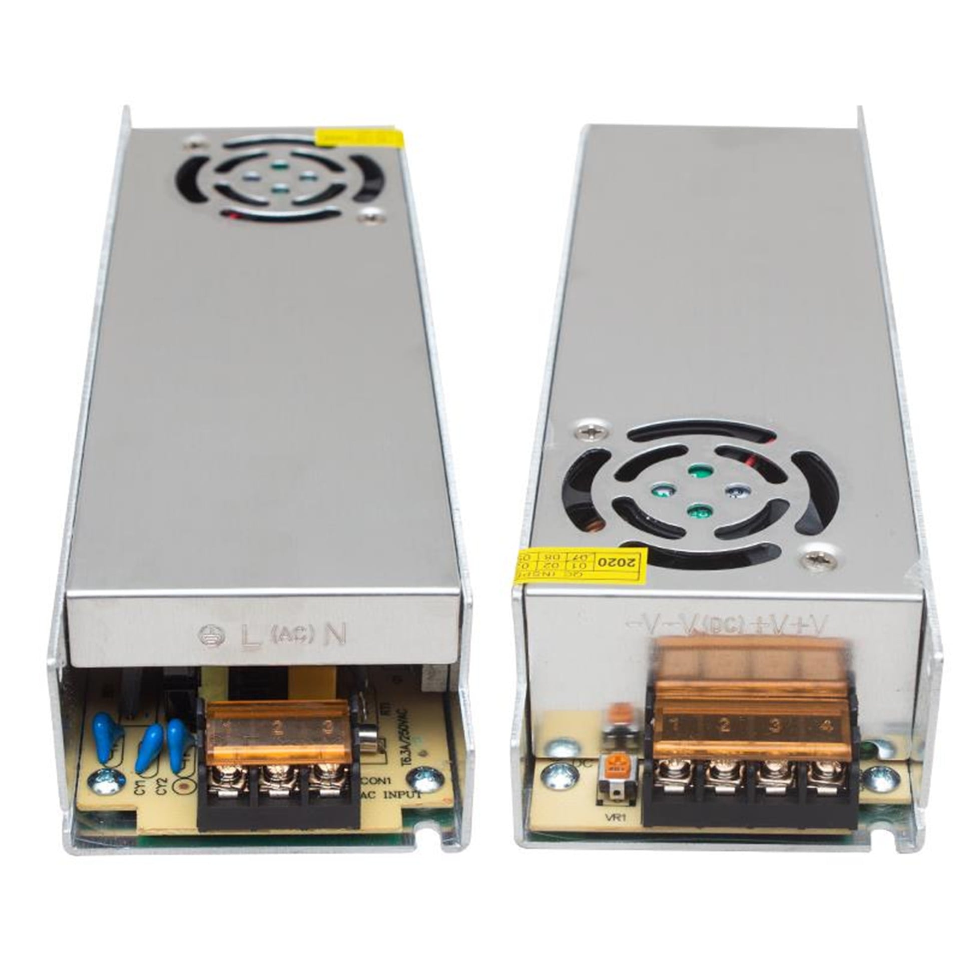 Powermaster Powermaster PM-19855 24 Volt - 16.5 Amper Fanlı Slim Metal Kasa Adaptör - Adaptörler