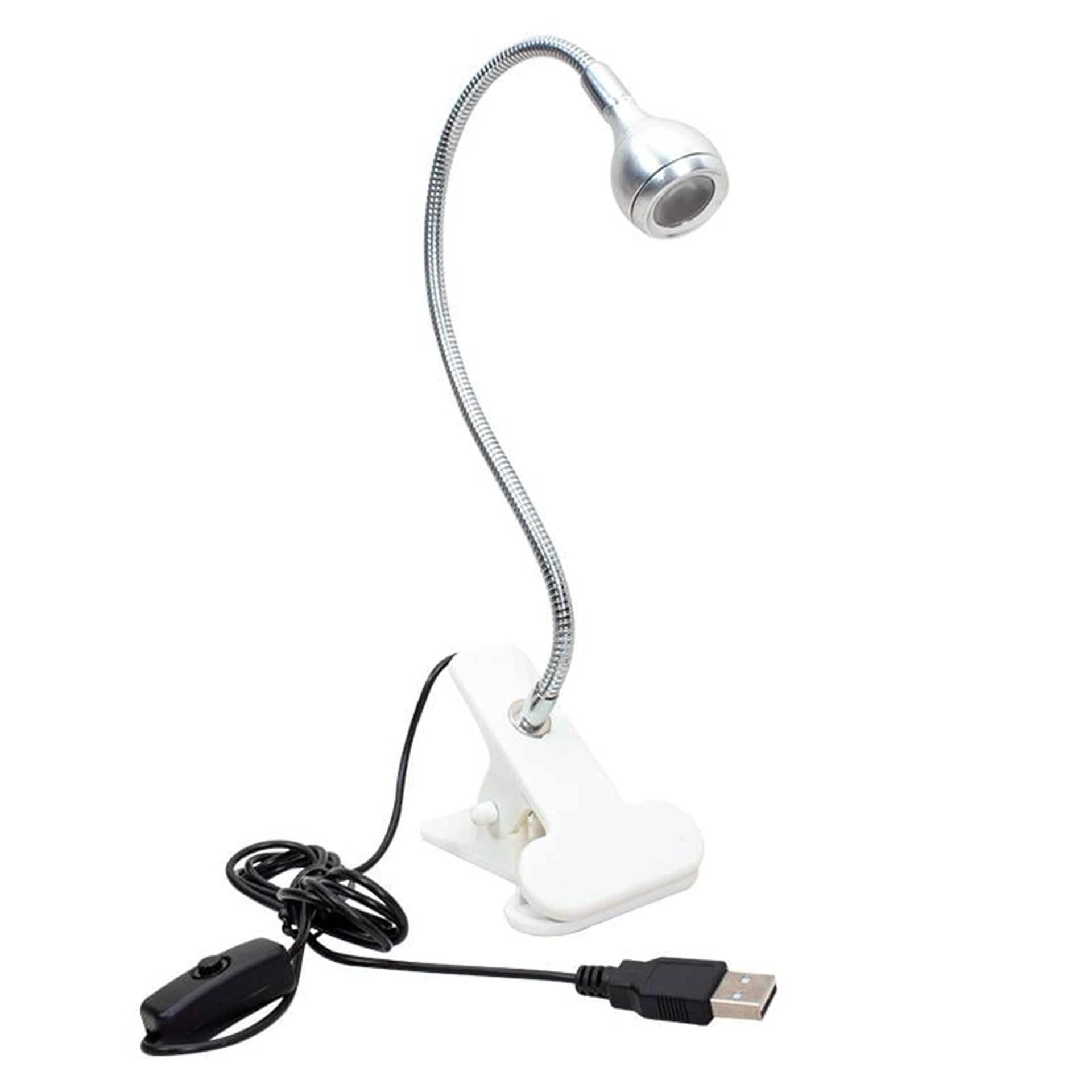 Powermaster PowerMaster PM-20042 COB LED Akrobat Mandallı USB 6500K Beyaz Masa Lambası - Masa Lambası