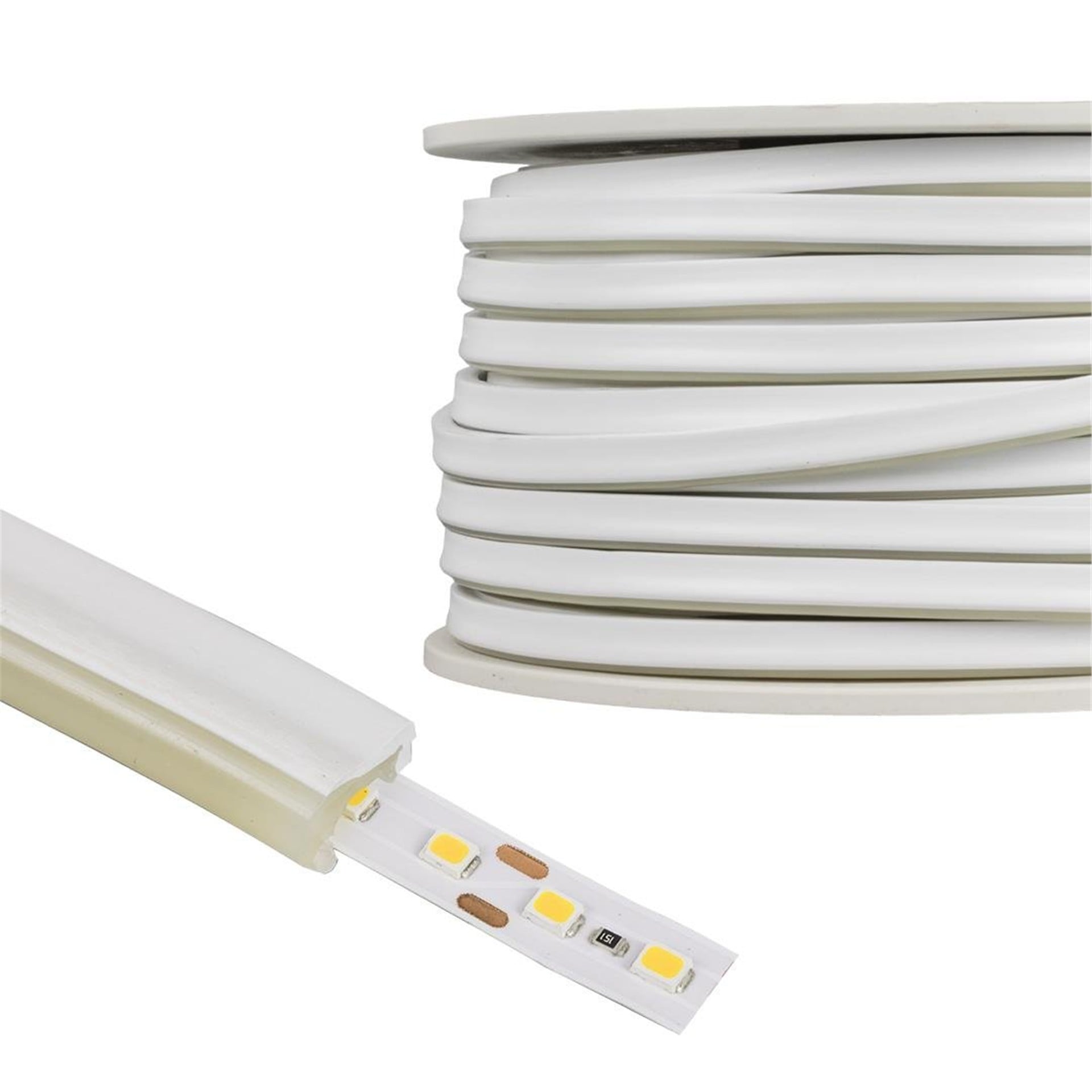 Powermaster PowerMaster PM-20384 12 Volt Beyaz Şerit Neon LED (50 Metre) - Neon Şerit Led