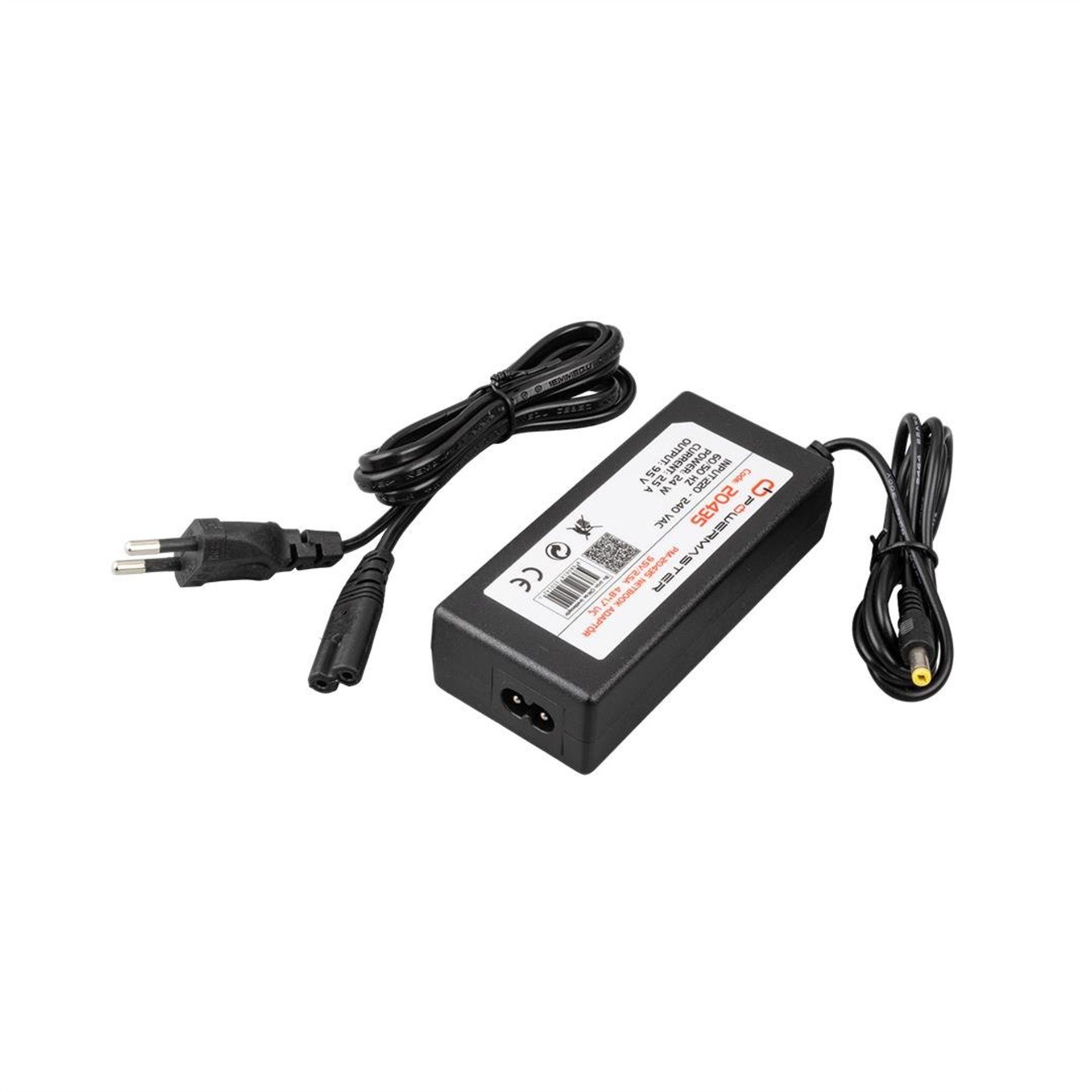 Powermaster Powermaster PM-20435 9.5 Volt - 2.5 Amper 4.8*1.7 Mm Uçlu Adaptör (Asus Notebook) - Laptop Adaptörleri