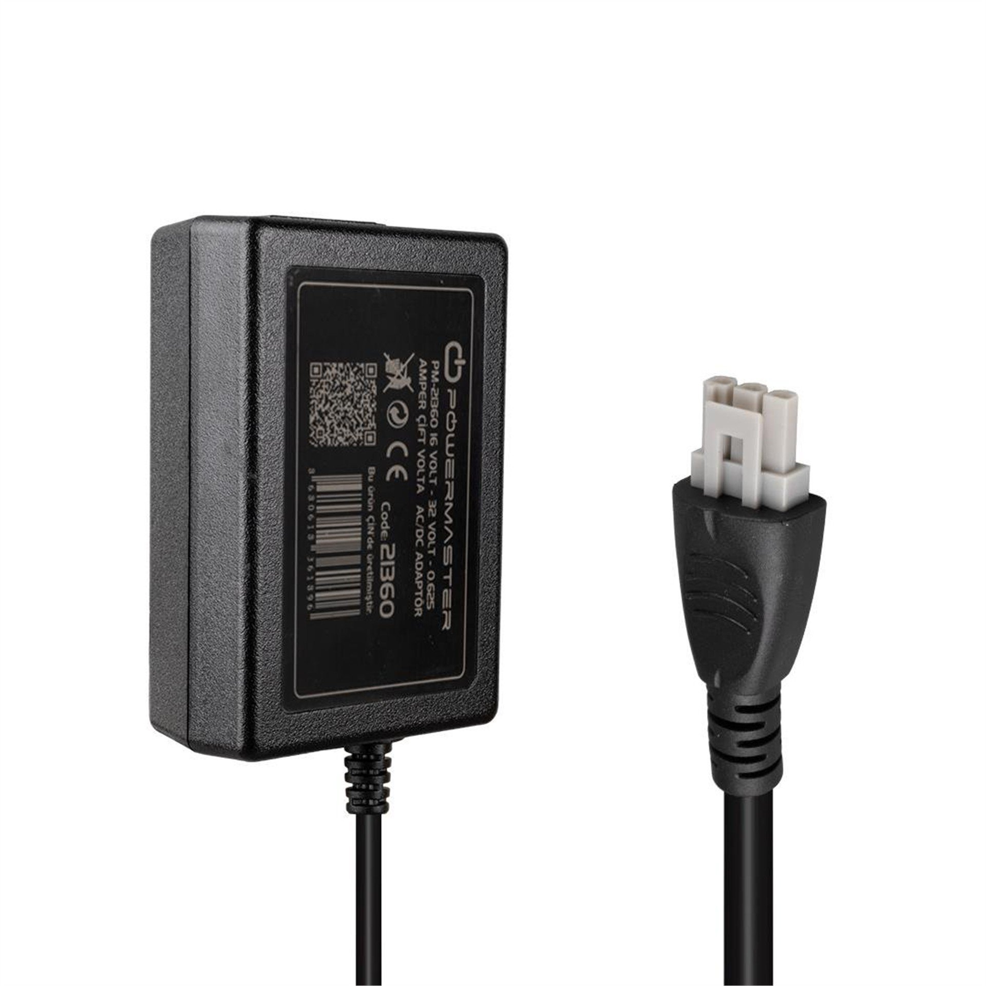 Powermaster Powermaster PM-21360 16 Volt - 32 Volt - 0.625 Amper Çift Voltaj Ac/Dc Hp Yazıcı Adaptörü - Adaptörler