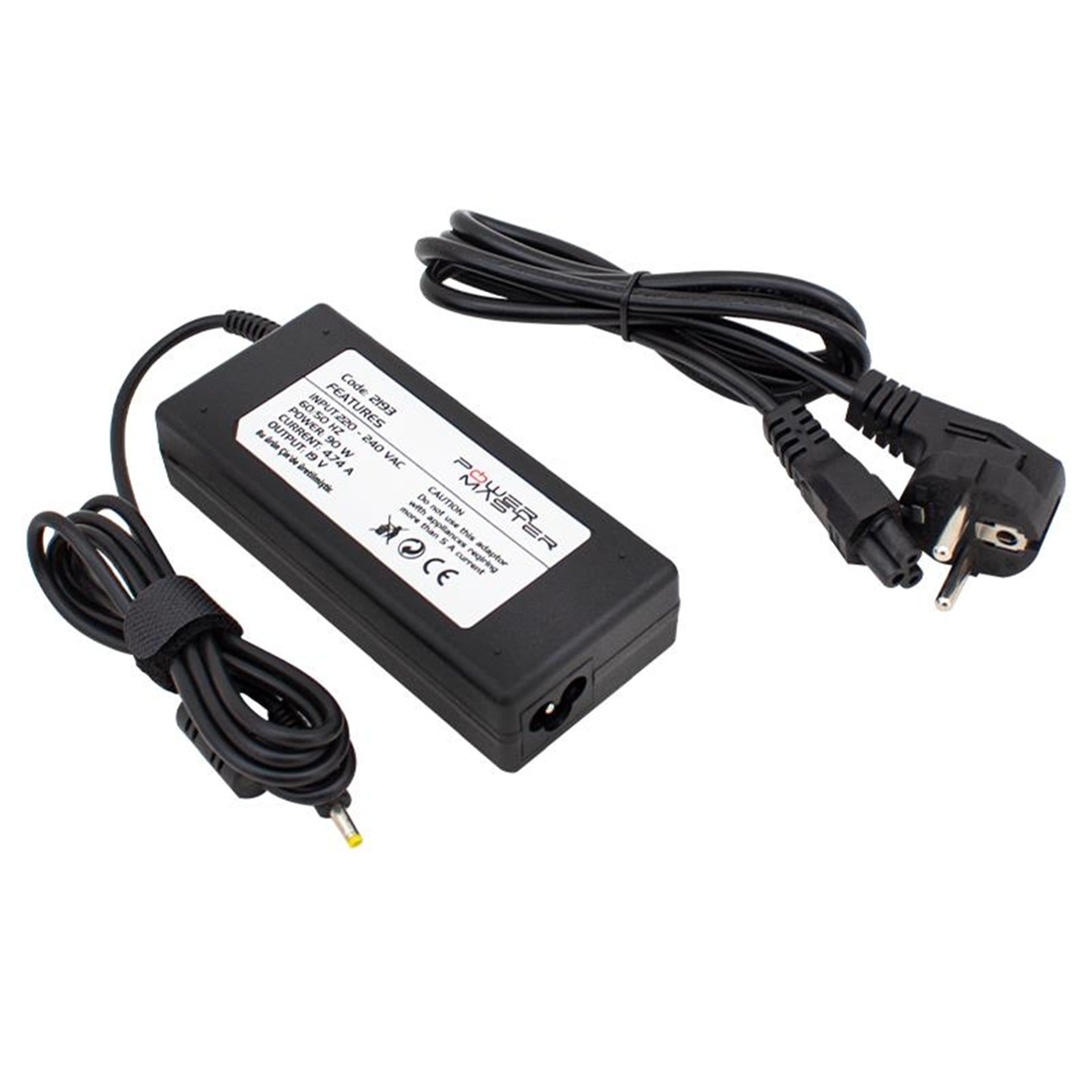 Powermaster Powermaster PM-2193 19 Volt - 4.74 Amper 4.8*1.7 Mm Uçlu Adaptör (Hp Notebook) - Adaptörler