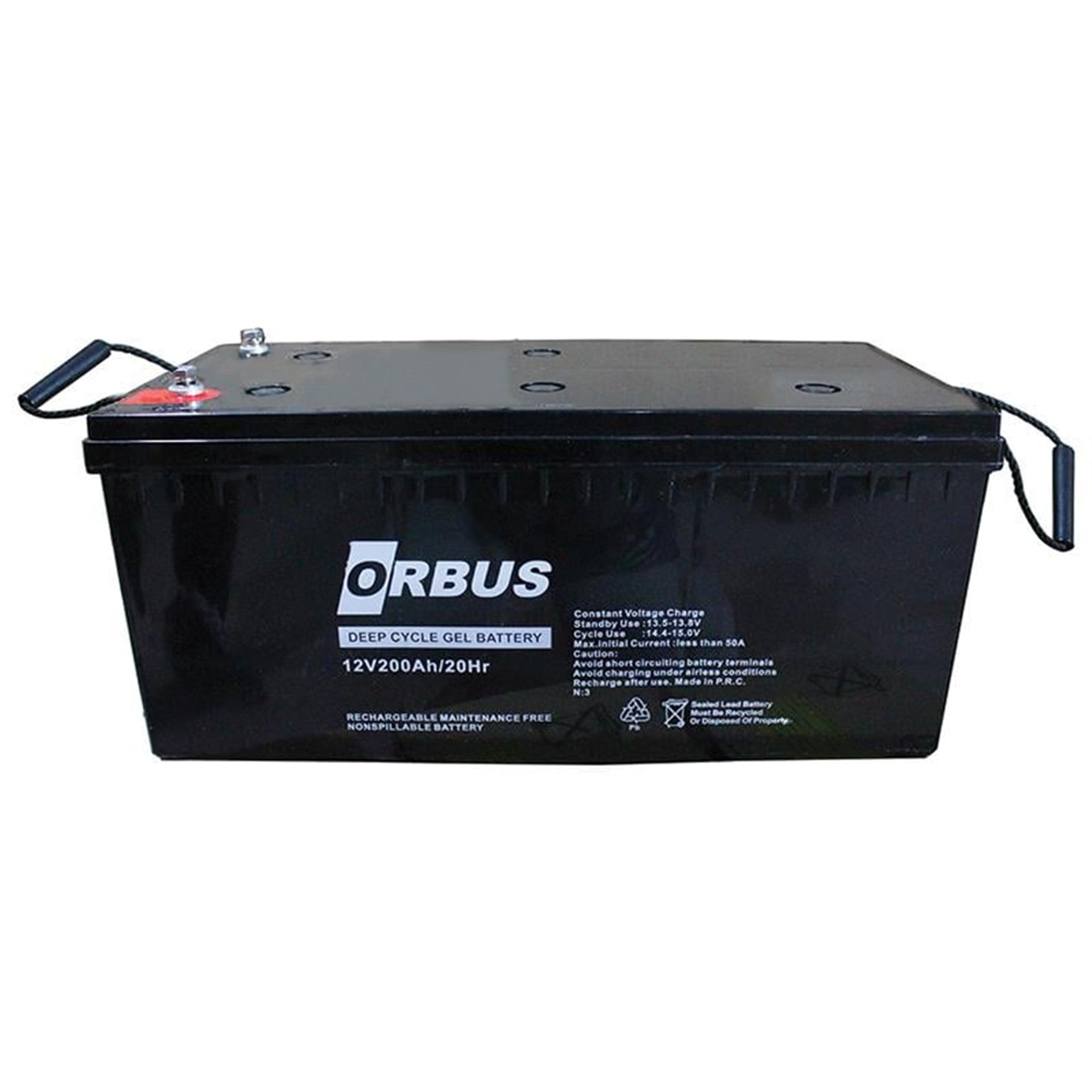Powermaster Powermaster Pm-22588 12 Volt - 200 Amper Jel Tip Karbon Akü (522 X 240 X 218 Mm) - Aküler